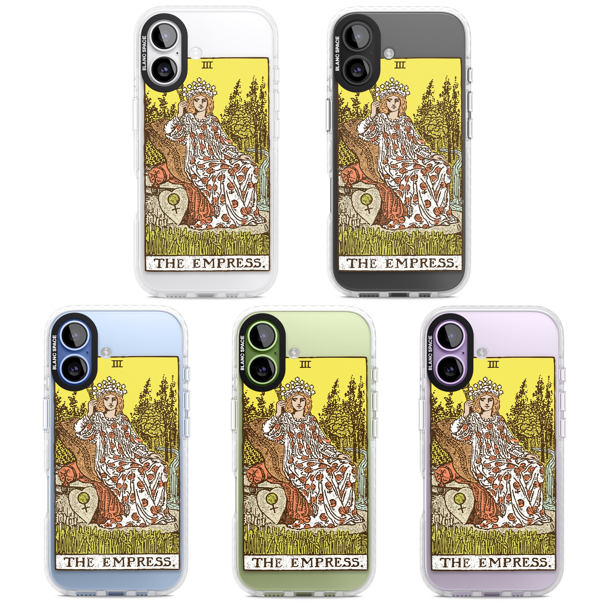 Personalised The Empress Tarot Card (Color) iPhone 17 Impact Clear Phone Case APT Impact Protection