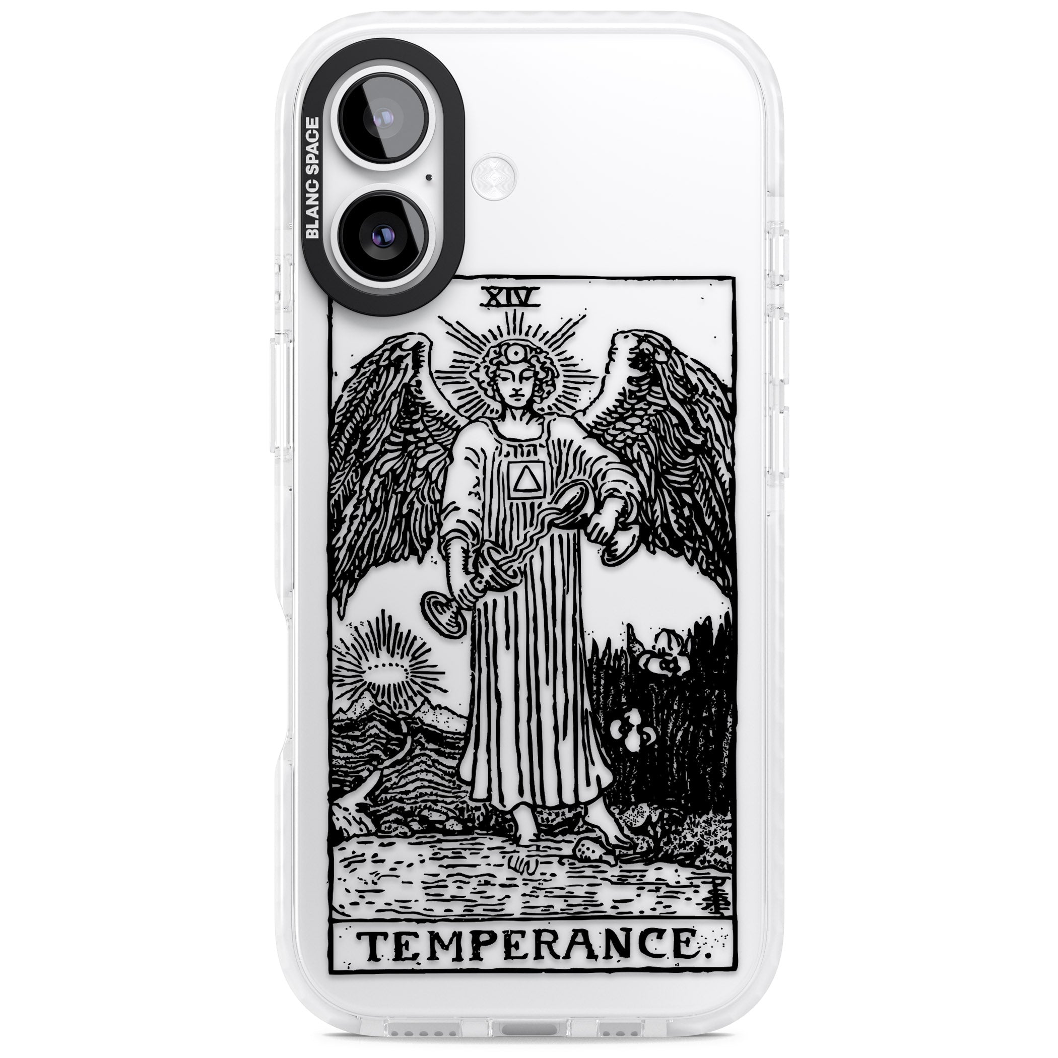 Personalised Temperance Tarot Card (Clear) iPhone 17 Impact Clear Phone Case