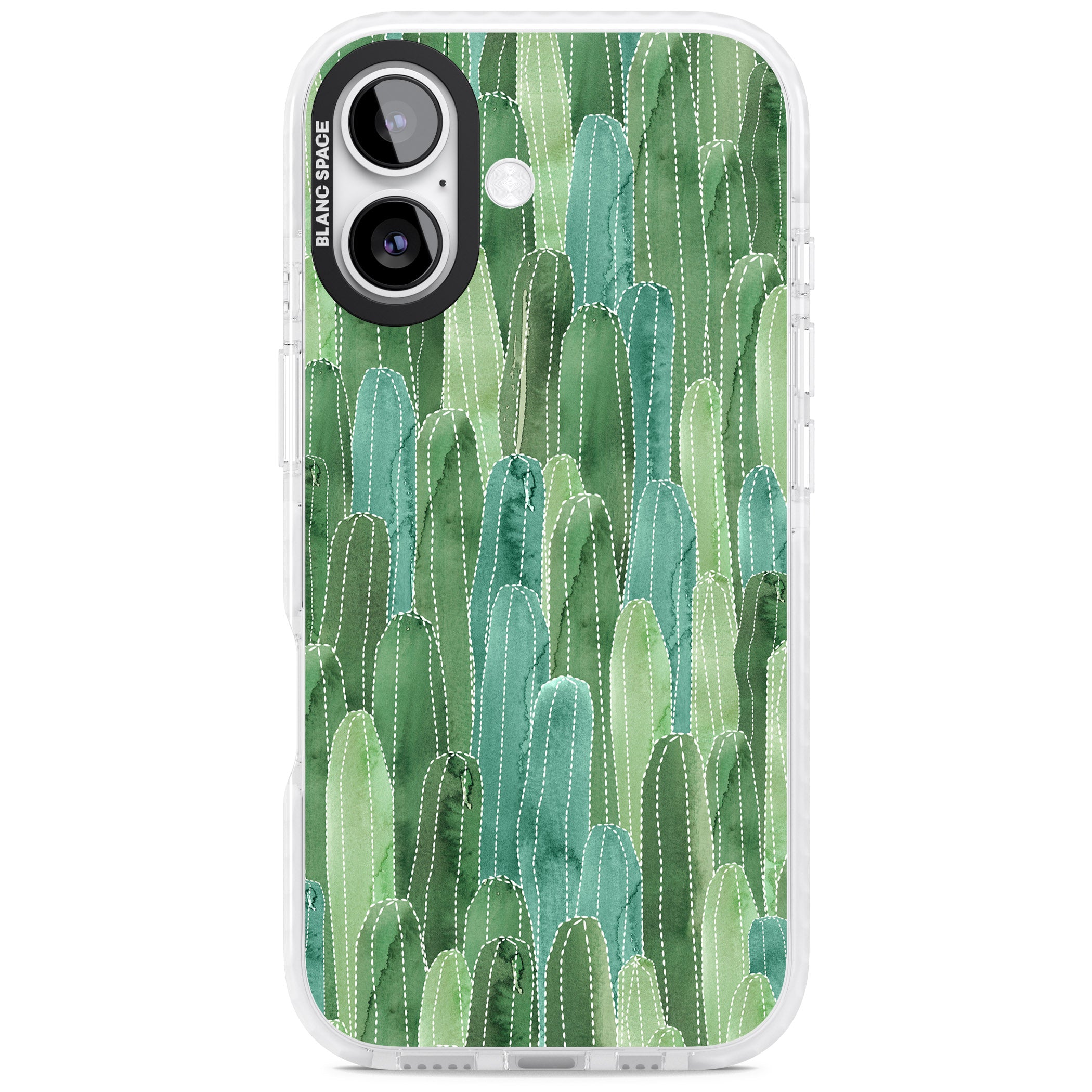 Skinny Cacti iPhone 17 Impact Clear Phone Case