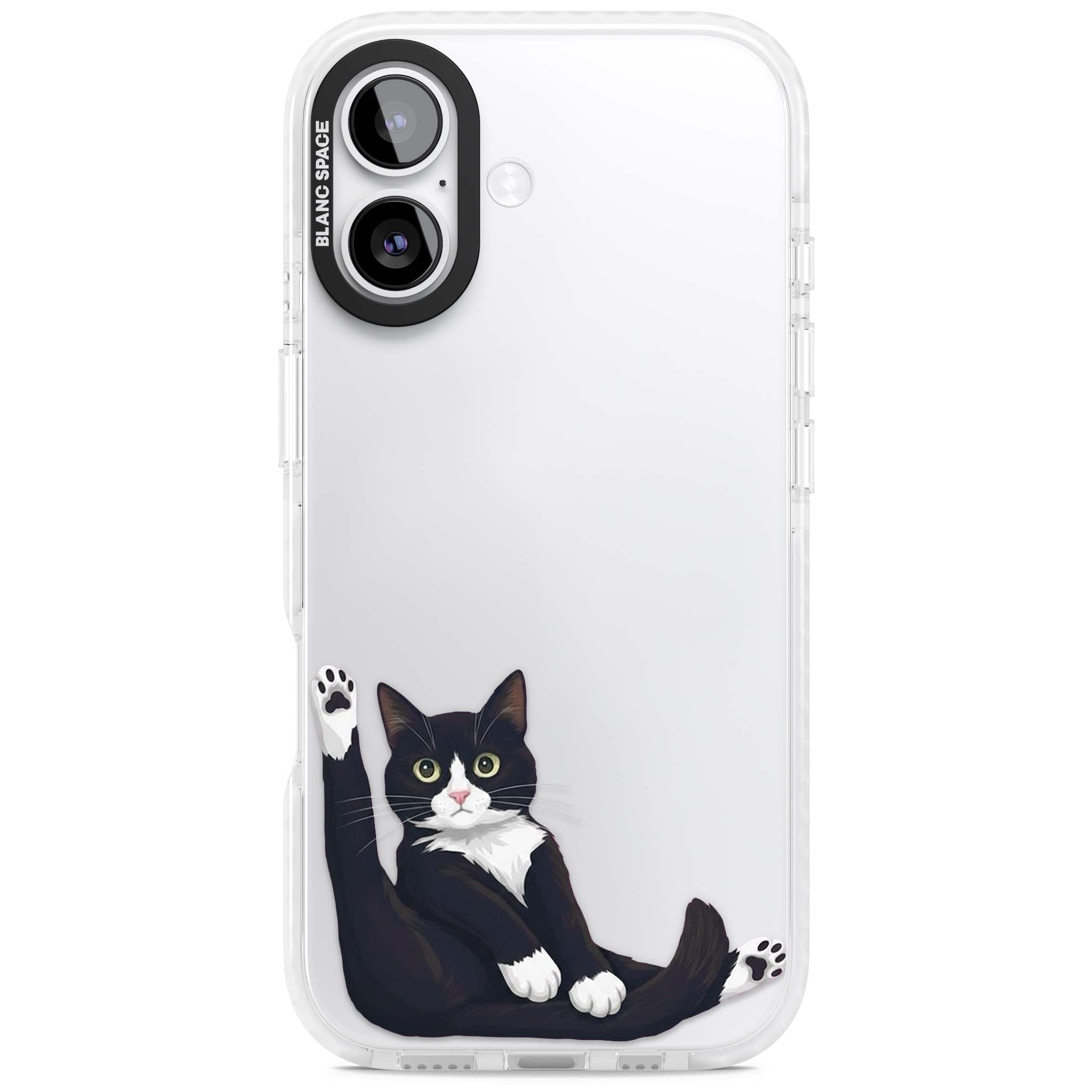 Mid-Groom Cat animals iPhone case | Black Impact case for iPhone 17