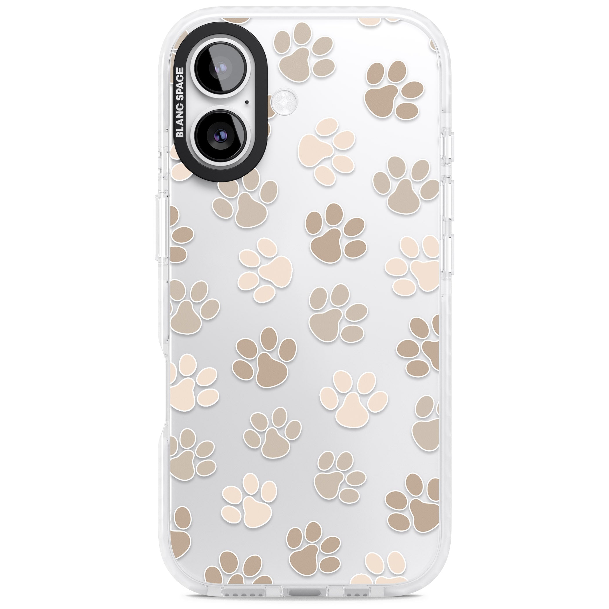 Paw Prints iPhone 17 Impact Clear Phone Case