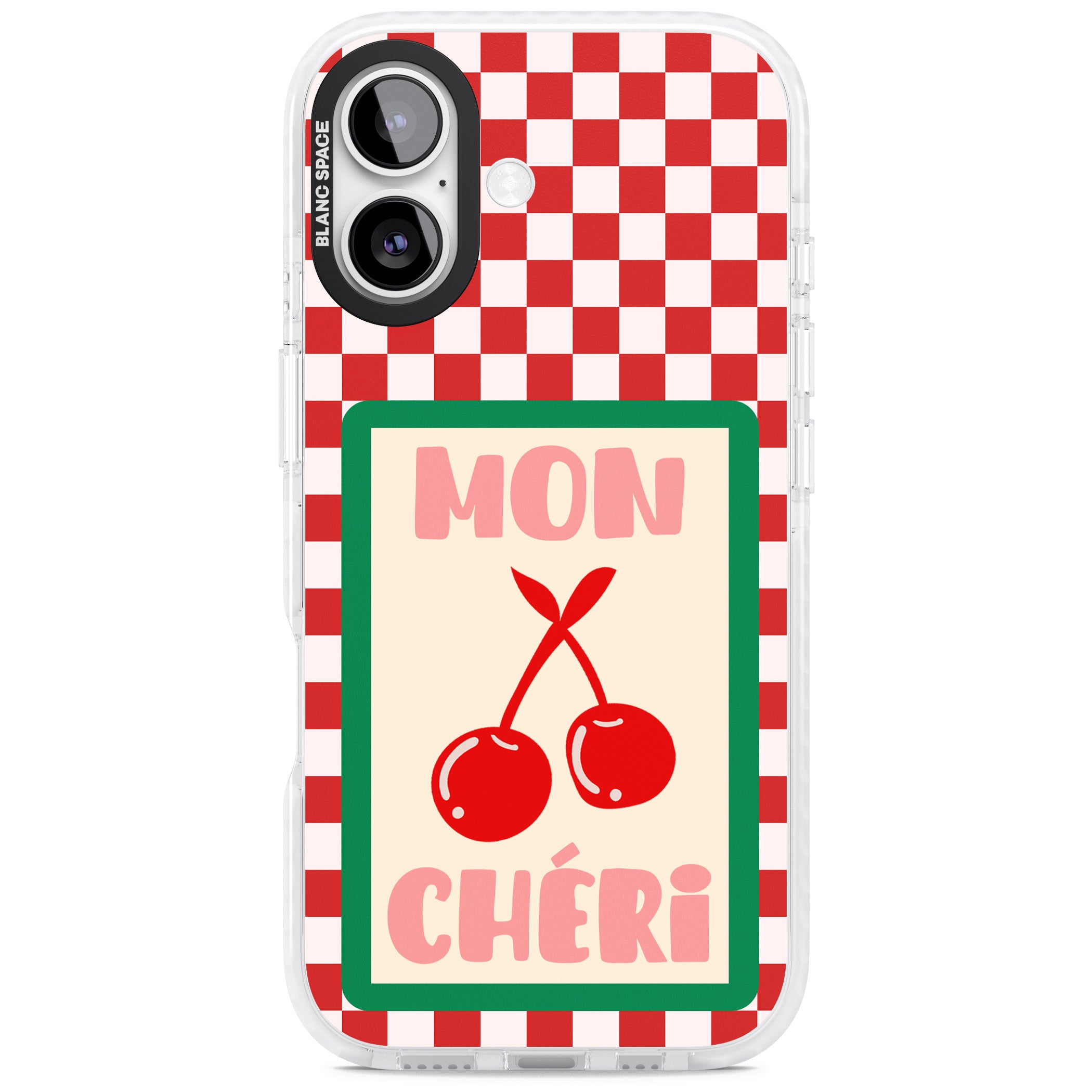 Mon Cheri iPhone 17 Impact Clear Phone Case