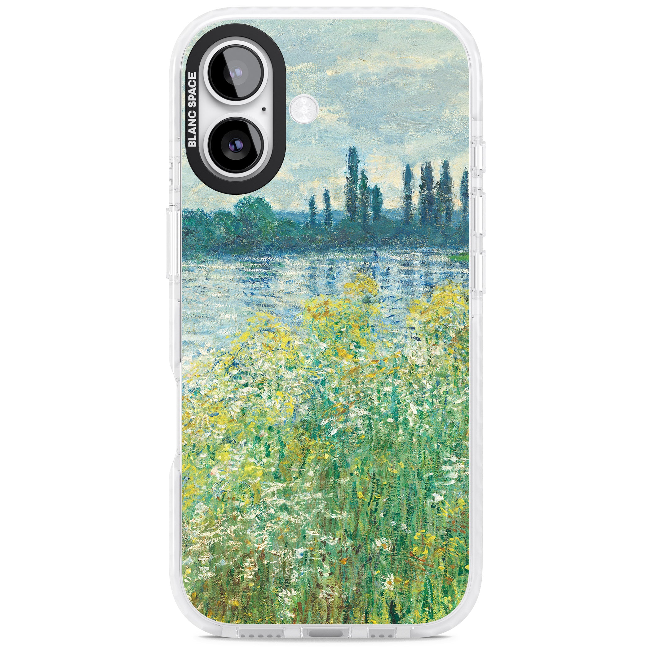 Banks Of The Seine By Claude Monet iPhone 17 Impact Clear Phone Case