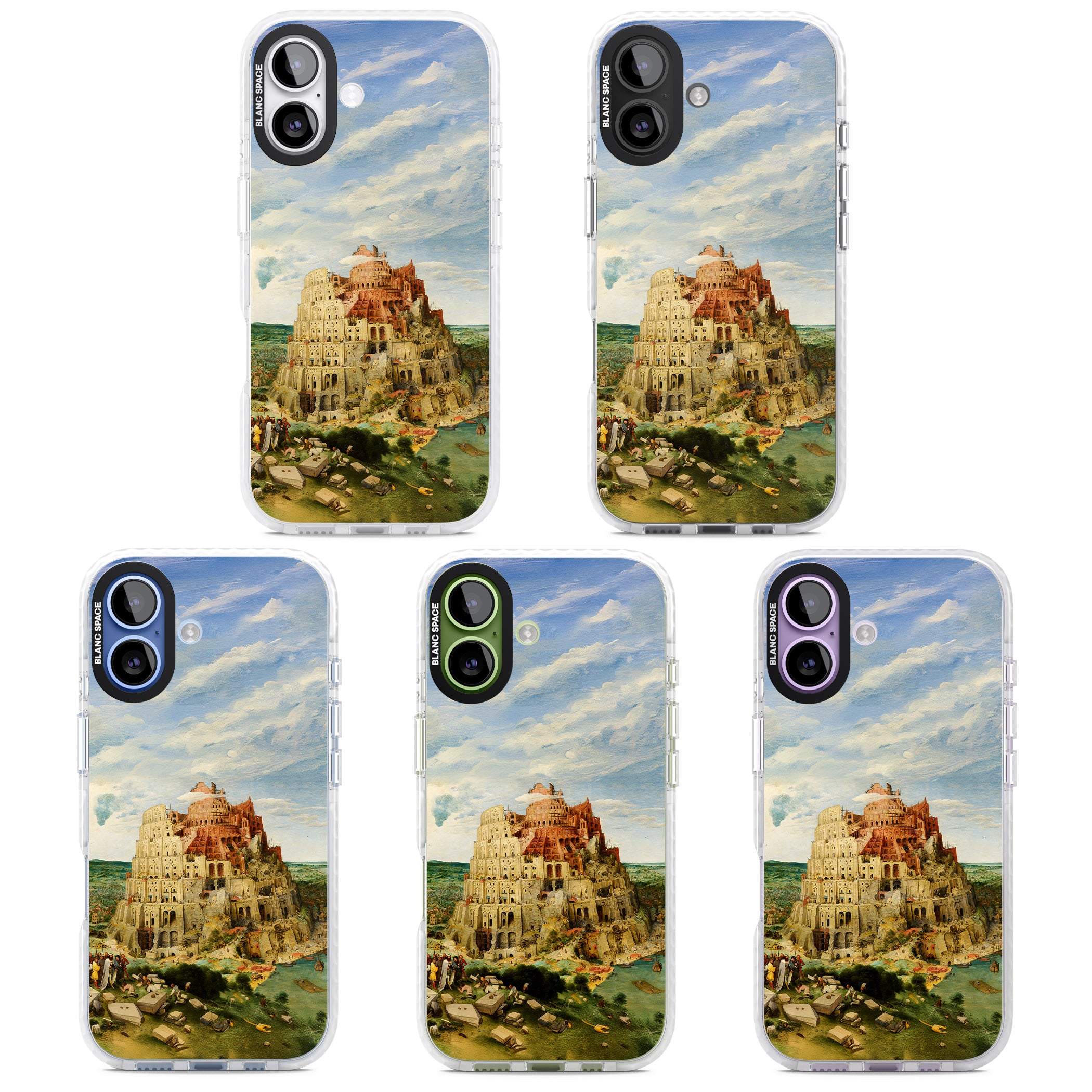 Tower Of Babel iPhone 17 Impact Clear Phone Case APT Impact Protection