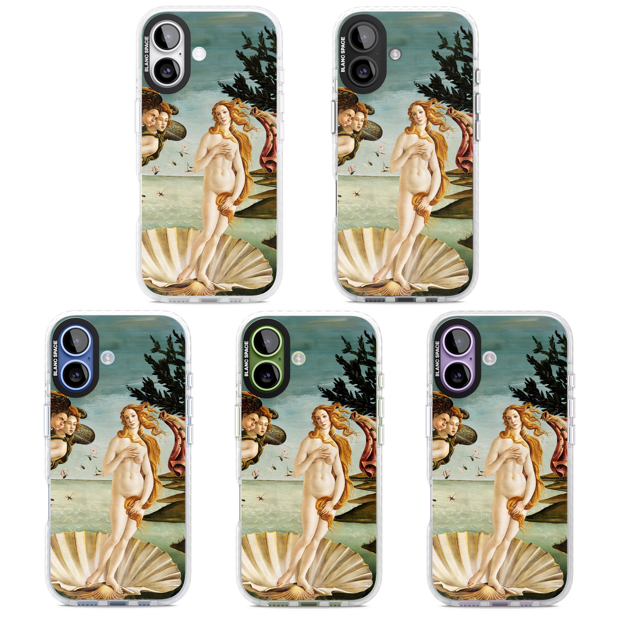 The Birth of Venus - Sandro Botticelli iPhone 17 Impact Clear Phone Case APT Impact Protection