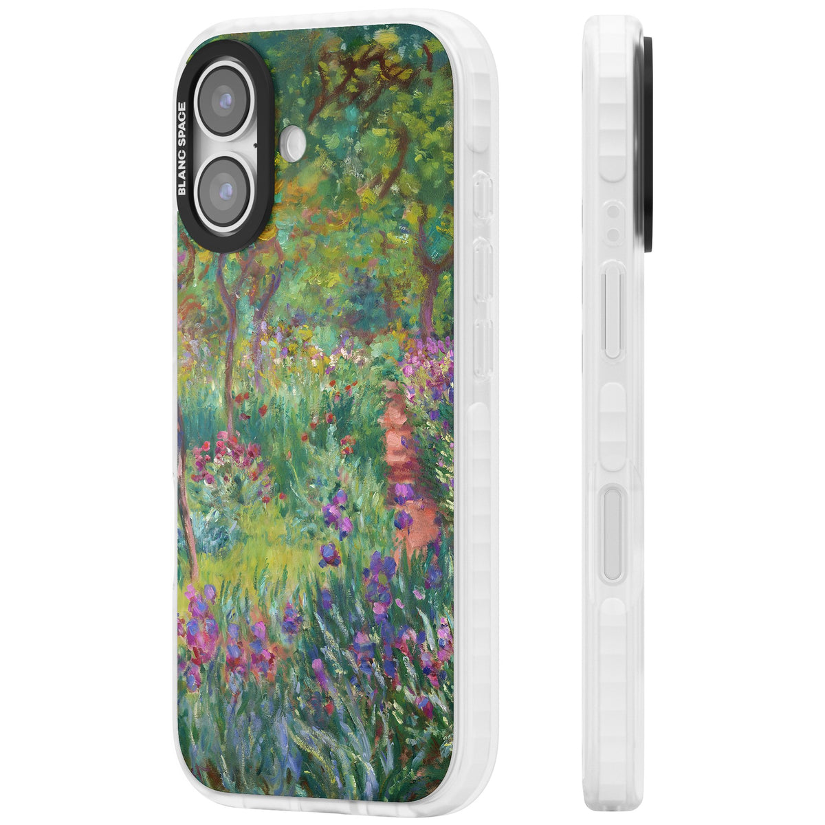Garden in Giverny iPhone 16 / iPhone 16 Plus / iPhone 17 Impact Clear Phone Case side