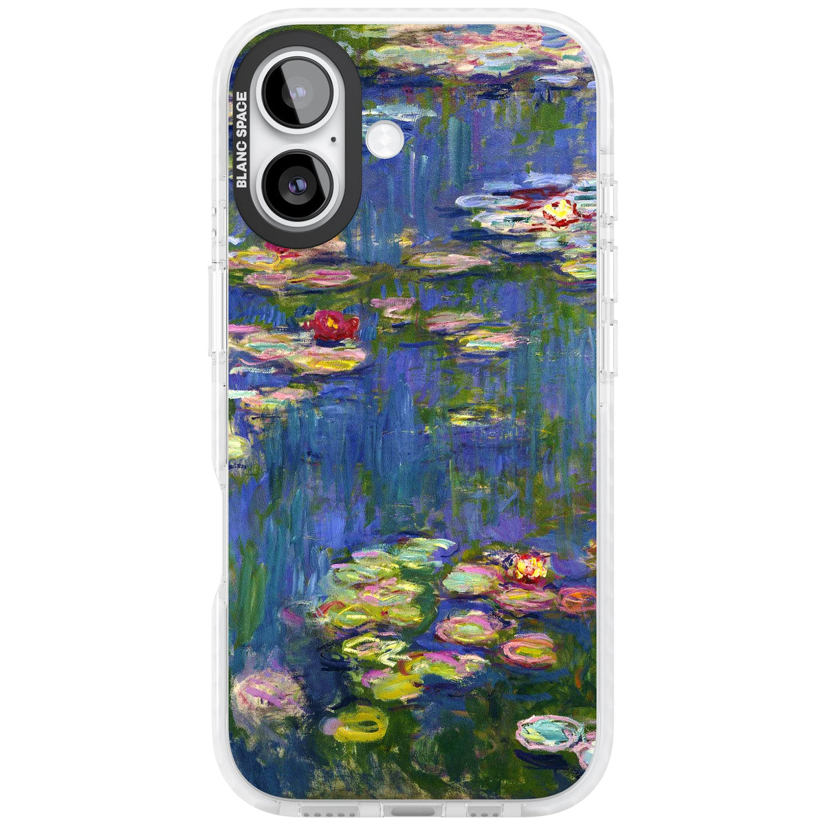 Water Lilies II iPhone 16 / iPhone 16 Plus / iPhone 17 Impact Clear Phone Case front