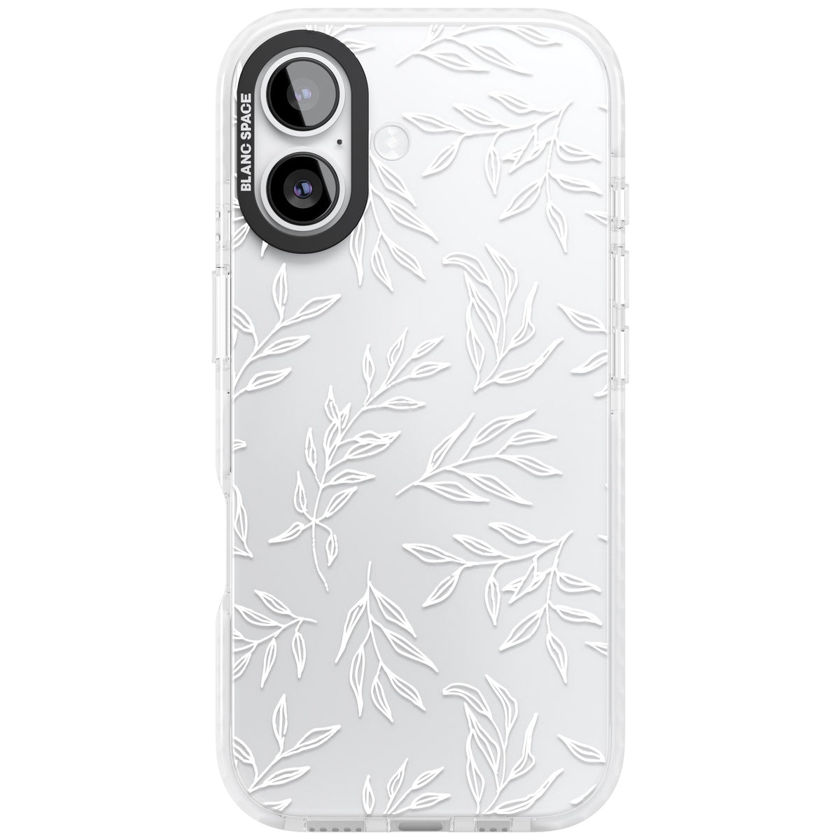 Leafy Botanical iPhone 16 / iPhone 16 Plus / iPhone 17 Impact Clear Phone Case front