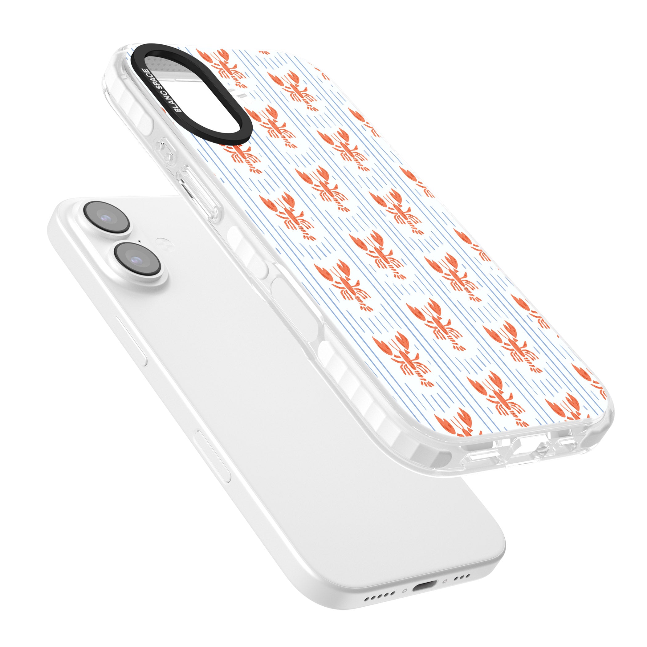 Lobster Stripes iPhone 17 Impact Clear Phone Case Colours