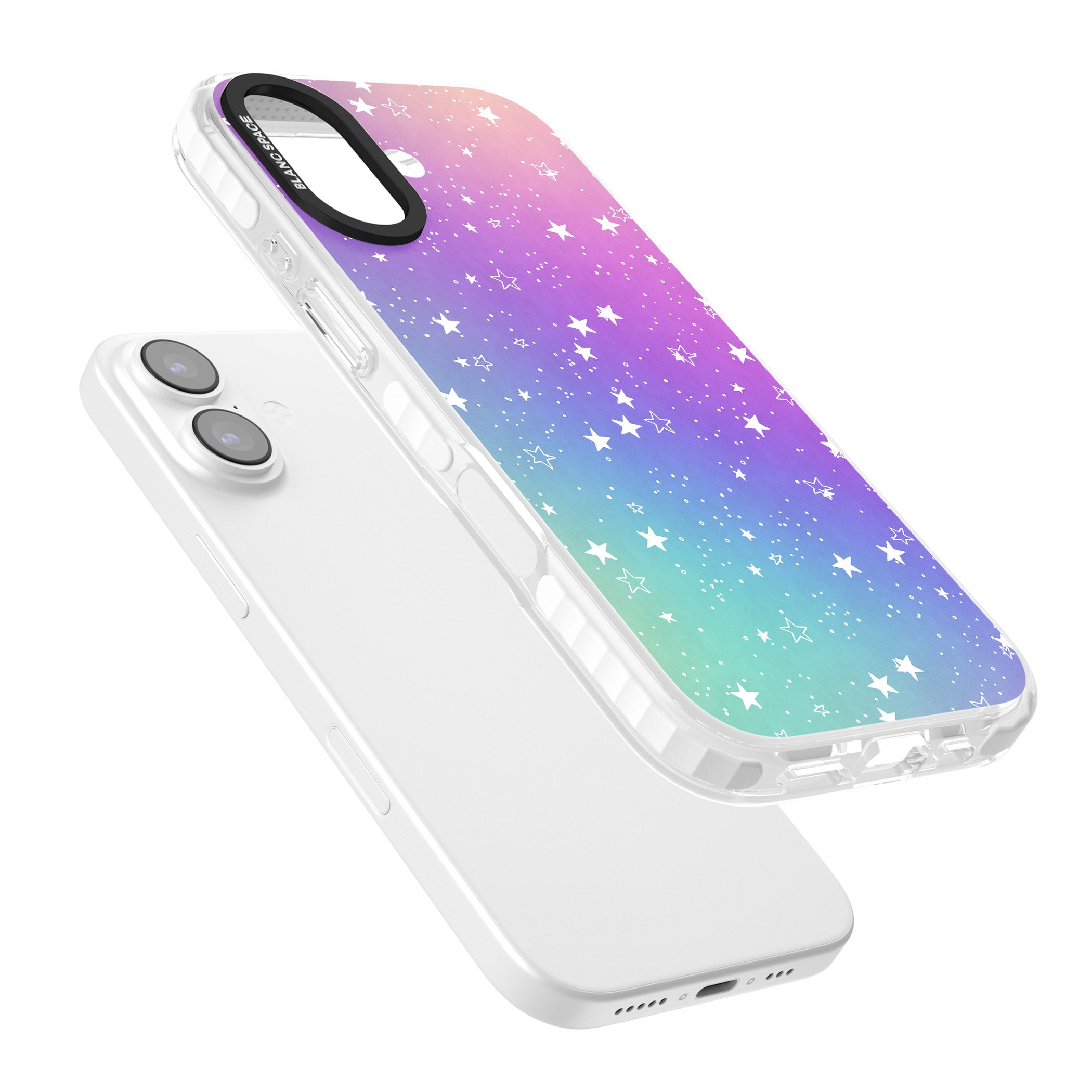 Pastel Starry Sky iPhone 17 Impact Clear Phone Case Colours