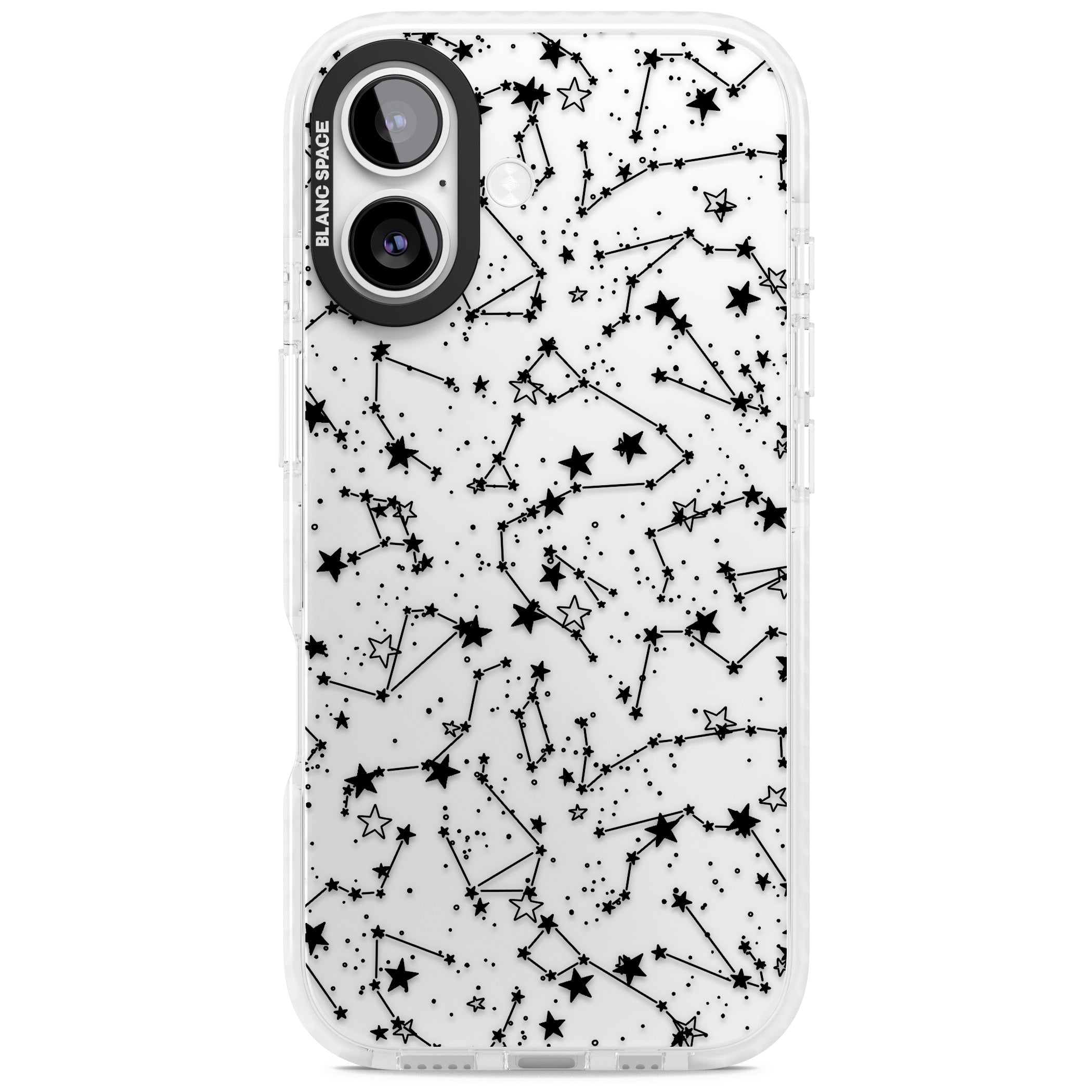 Midnight Constellations iPhone 17 Impact Clear Phone Case