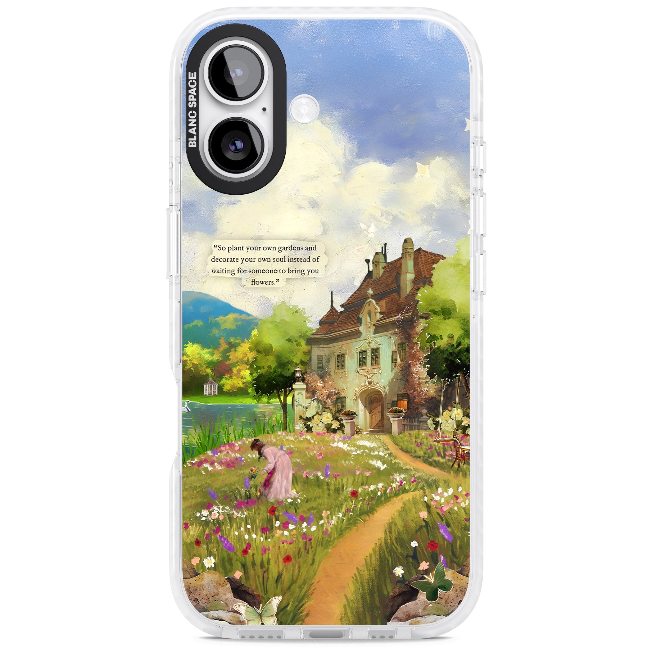 Spring Cottage iPhone 17 Impact Clear Phone Case