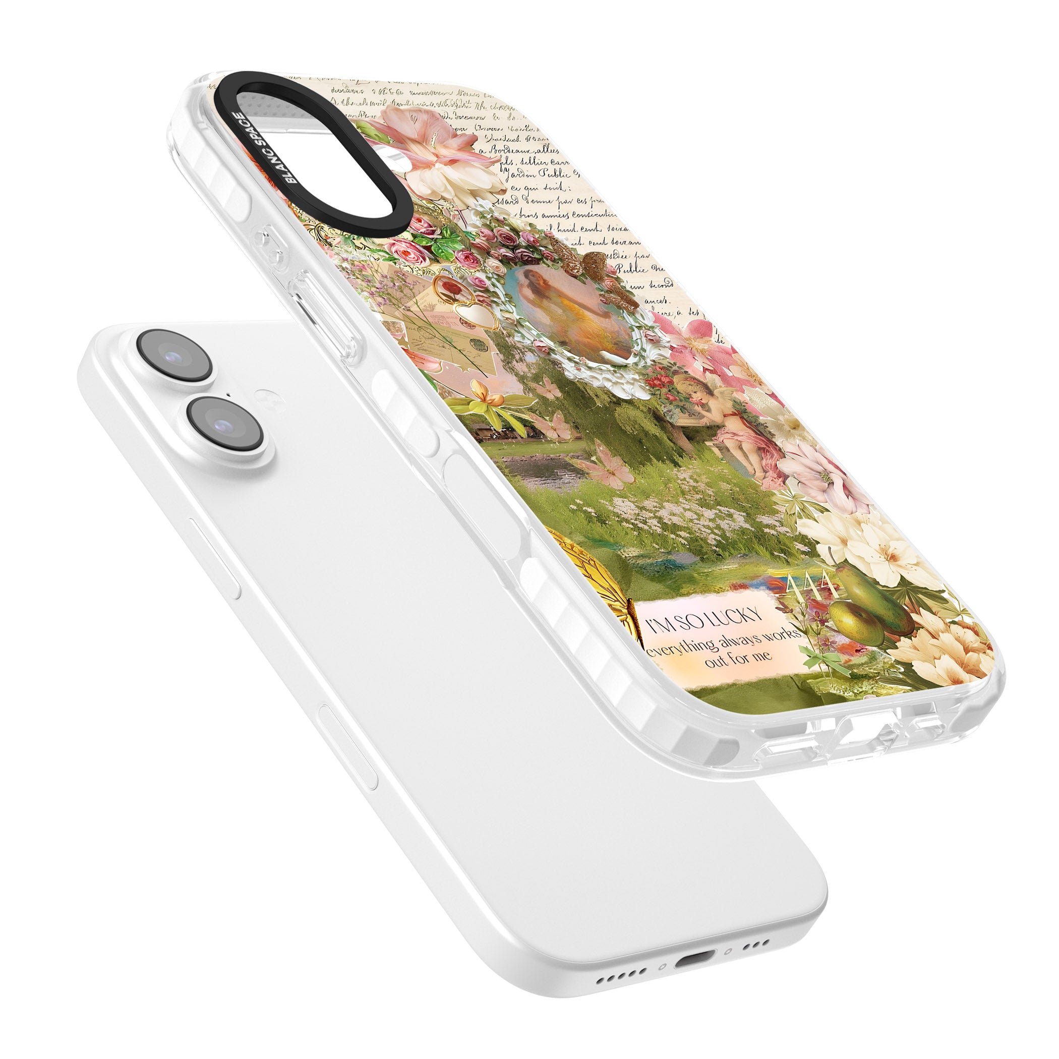 Nature in Pink iPhone 17 Impact Clear Phone Case Colours