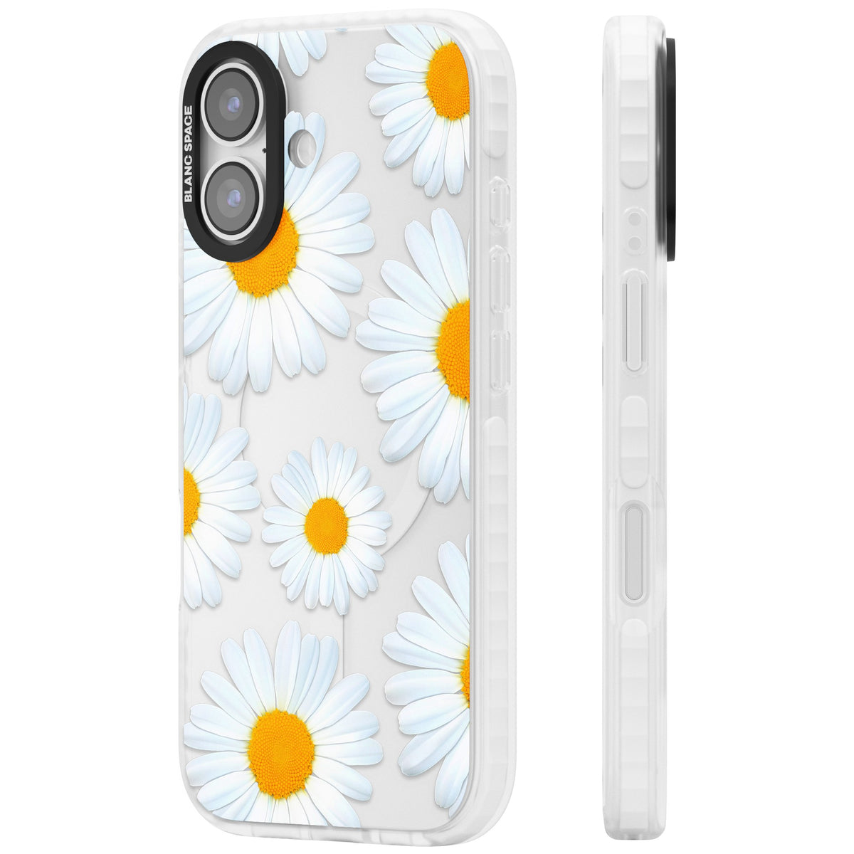 Summer Daisy iPhone 16 / iPhone 16 Plus / iPhone 17 Impact Clear Phone Case side
