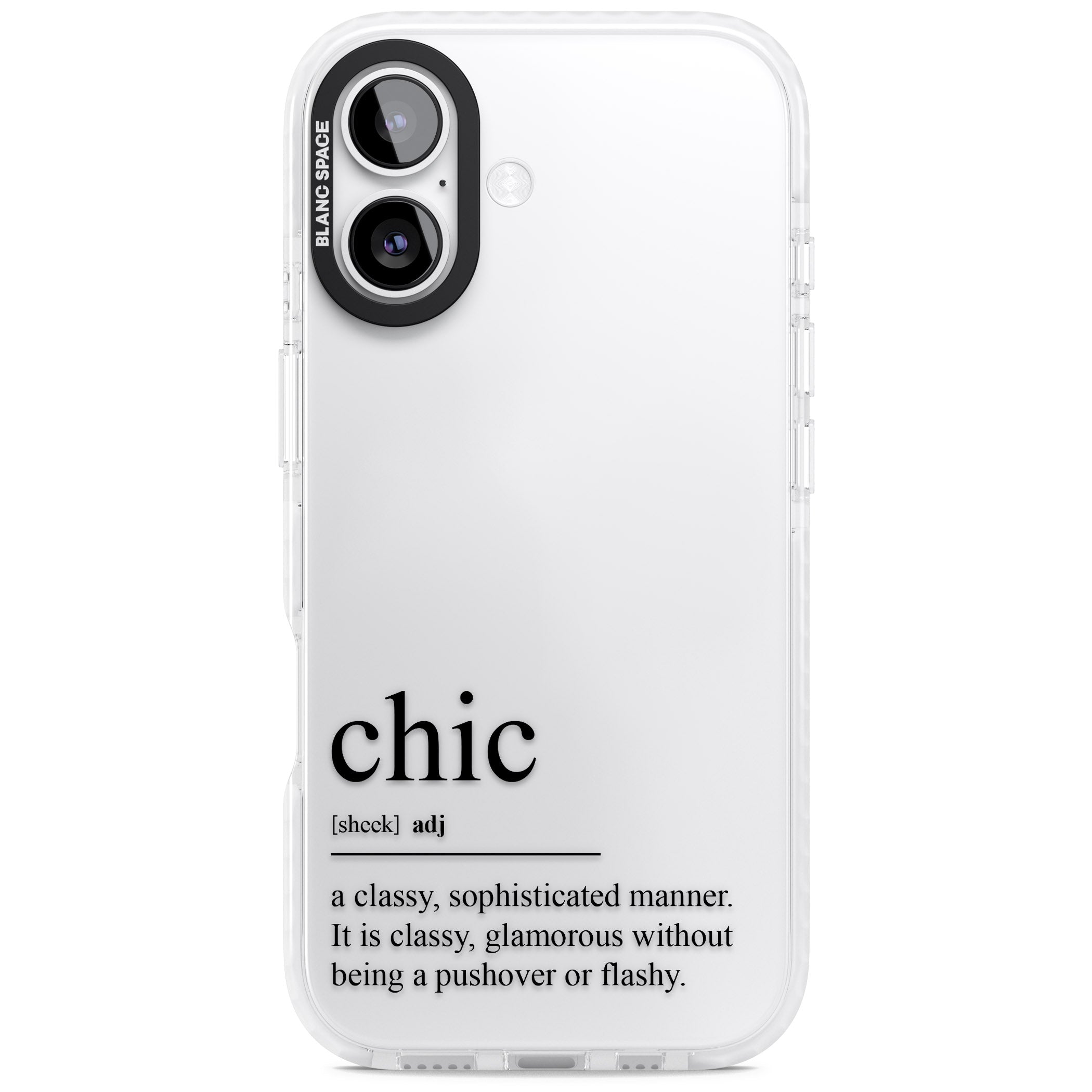 Chic iPhone 17 Impact Clear Phone Case
