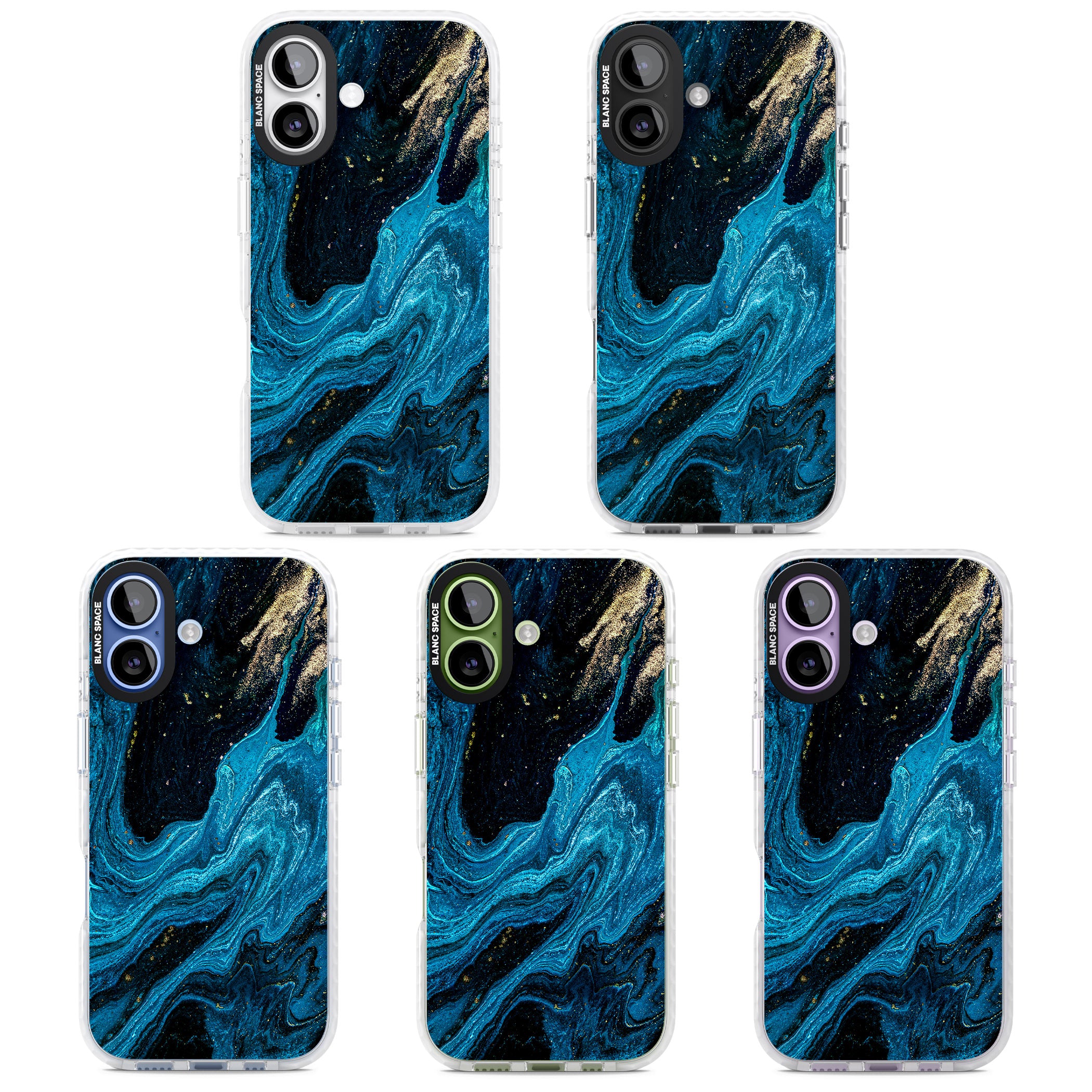 Saphire Lagoon iPhone 17 Impact Clear Phone Case APT Impact Protection