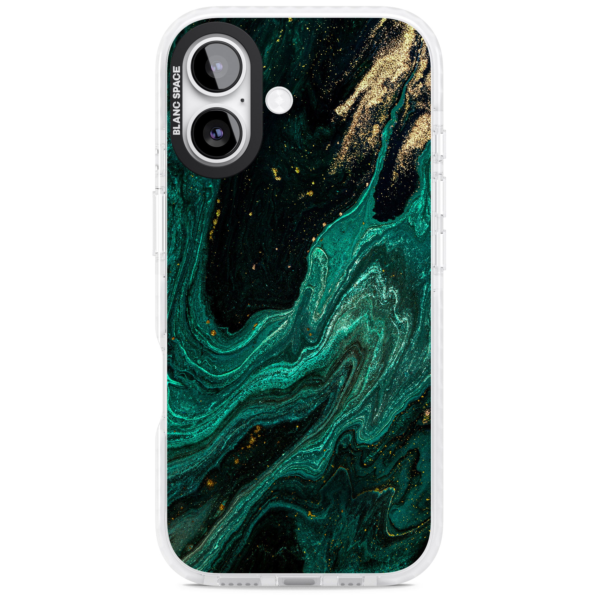 Emerald Lagoon iPhone 17 Impact Clear Phone Case