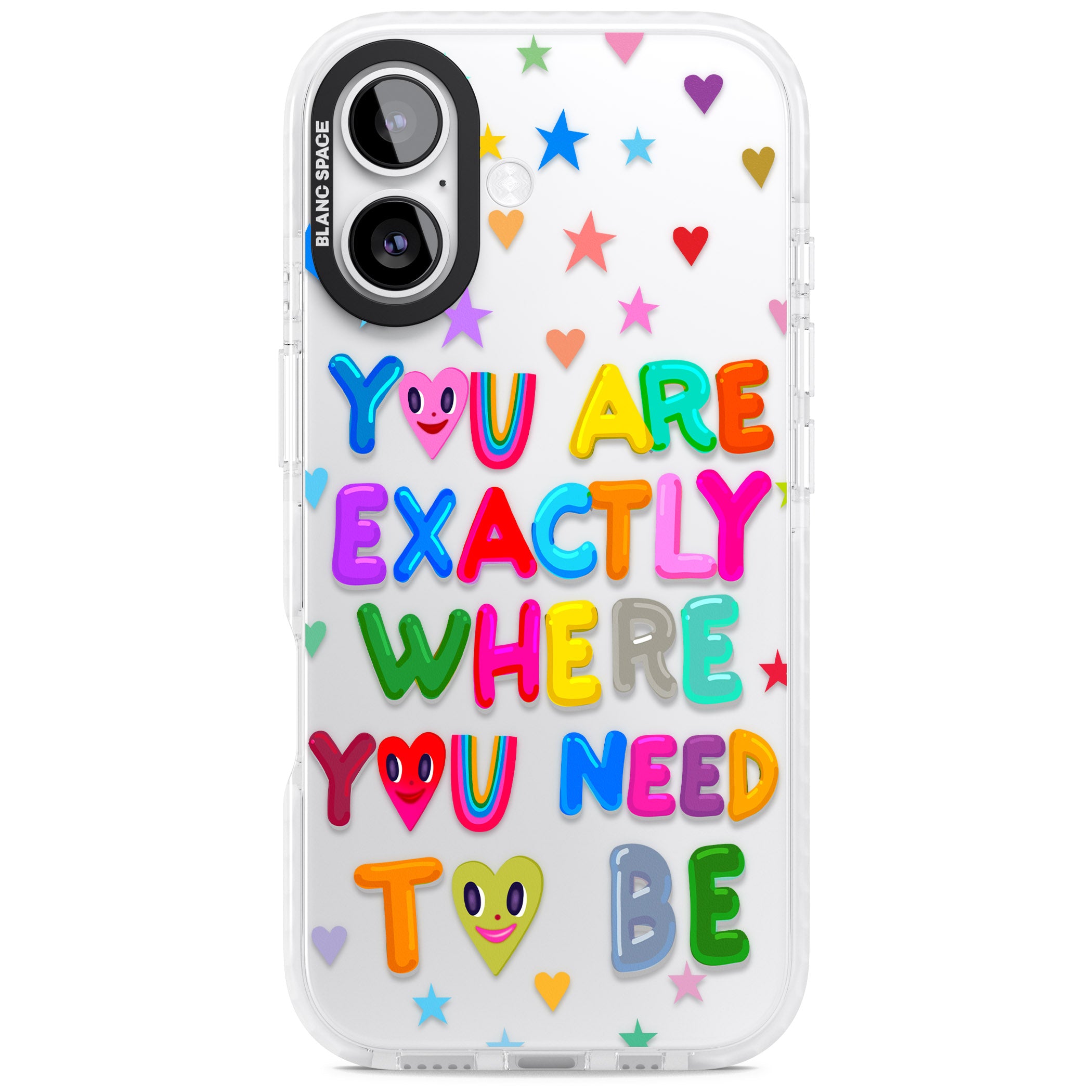 Exactly Where You Need To Be iPhone 17 Impact Clear Phone Case