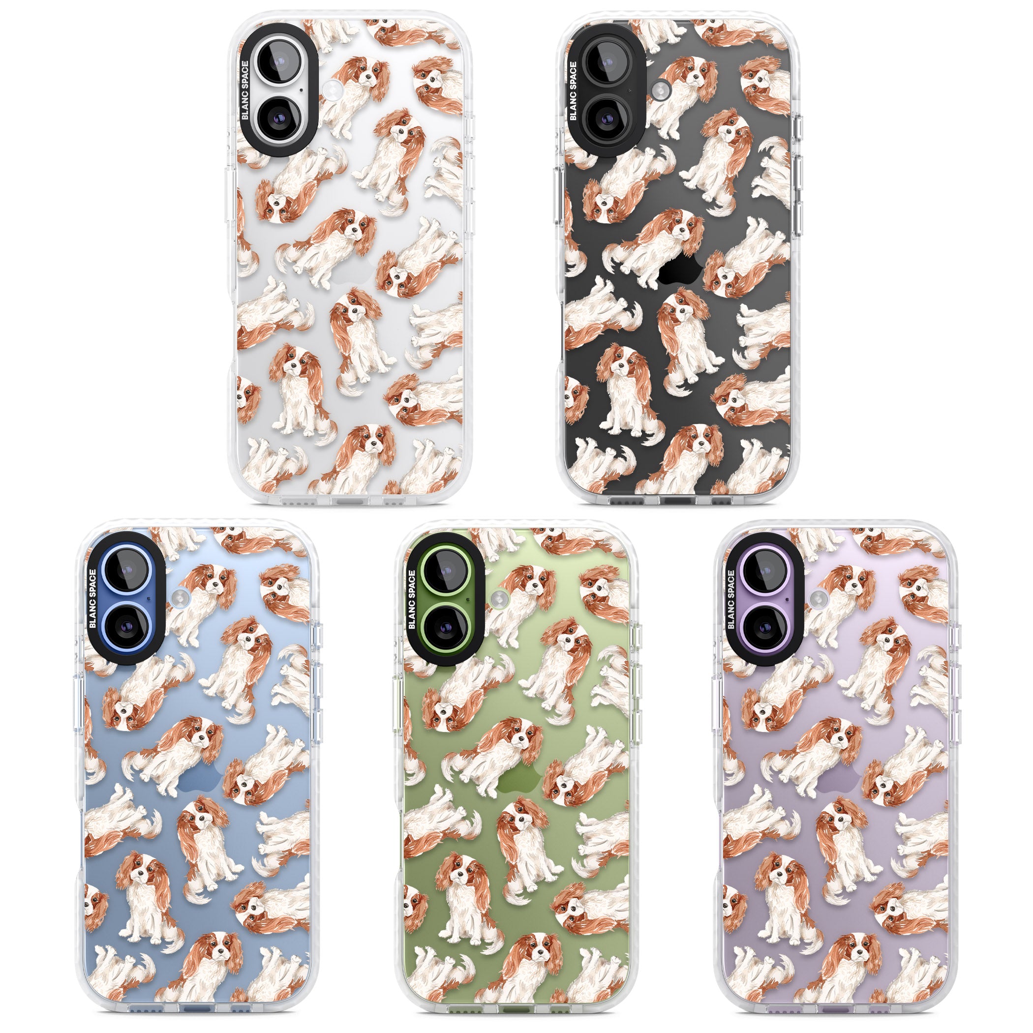 Cavalier King Charles Spaniel iPhone 17 Impact Clear Phone Case APT Impact Protection