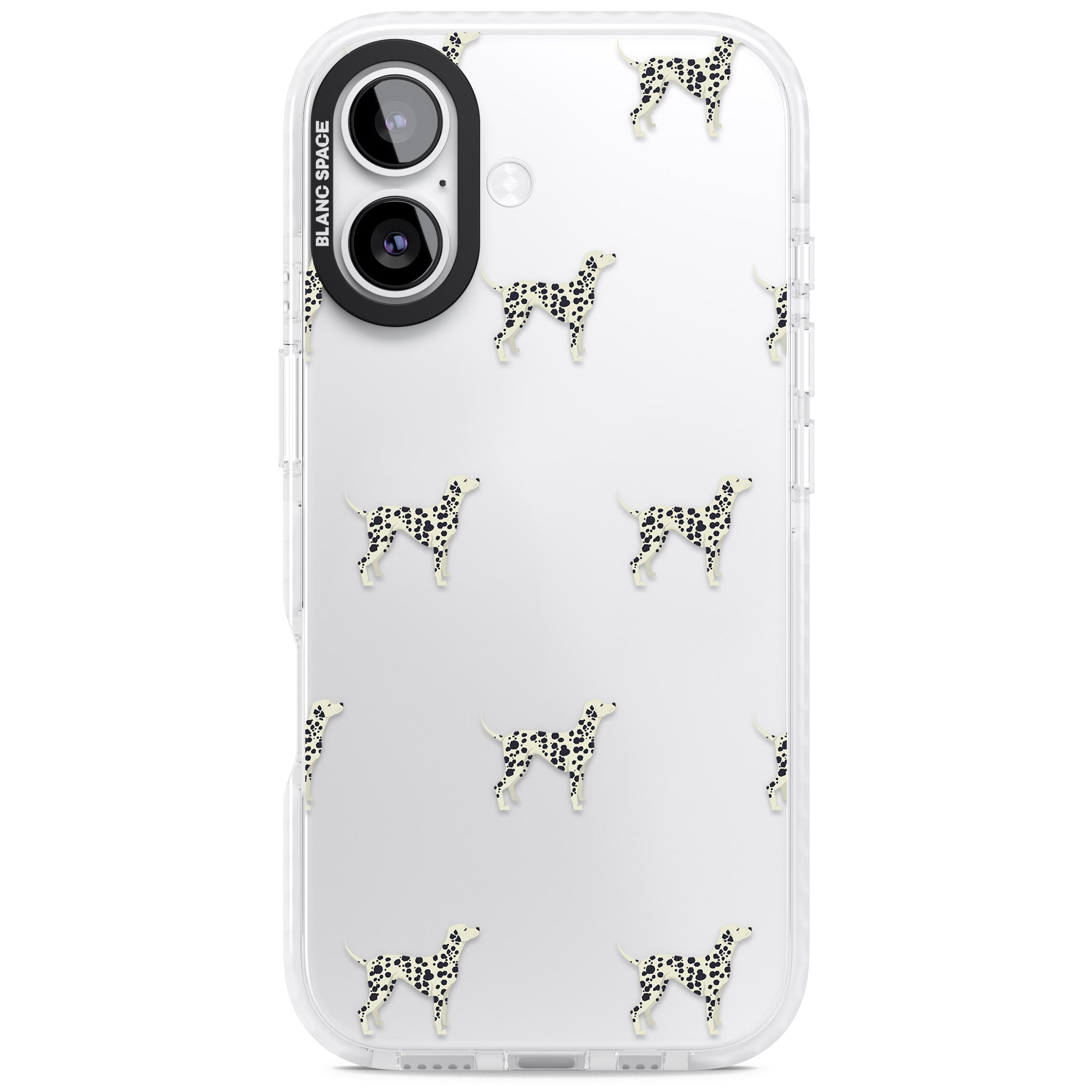Dalmatian Dog Pattern iPhone 17 Impact Clear Phone Case