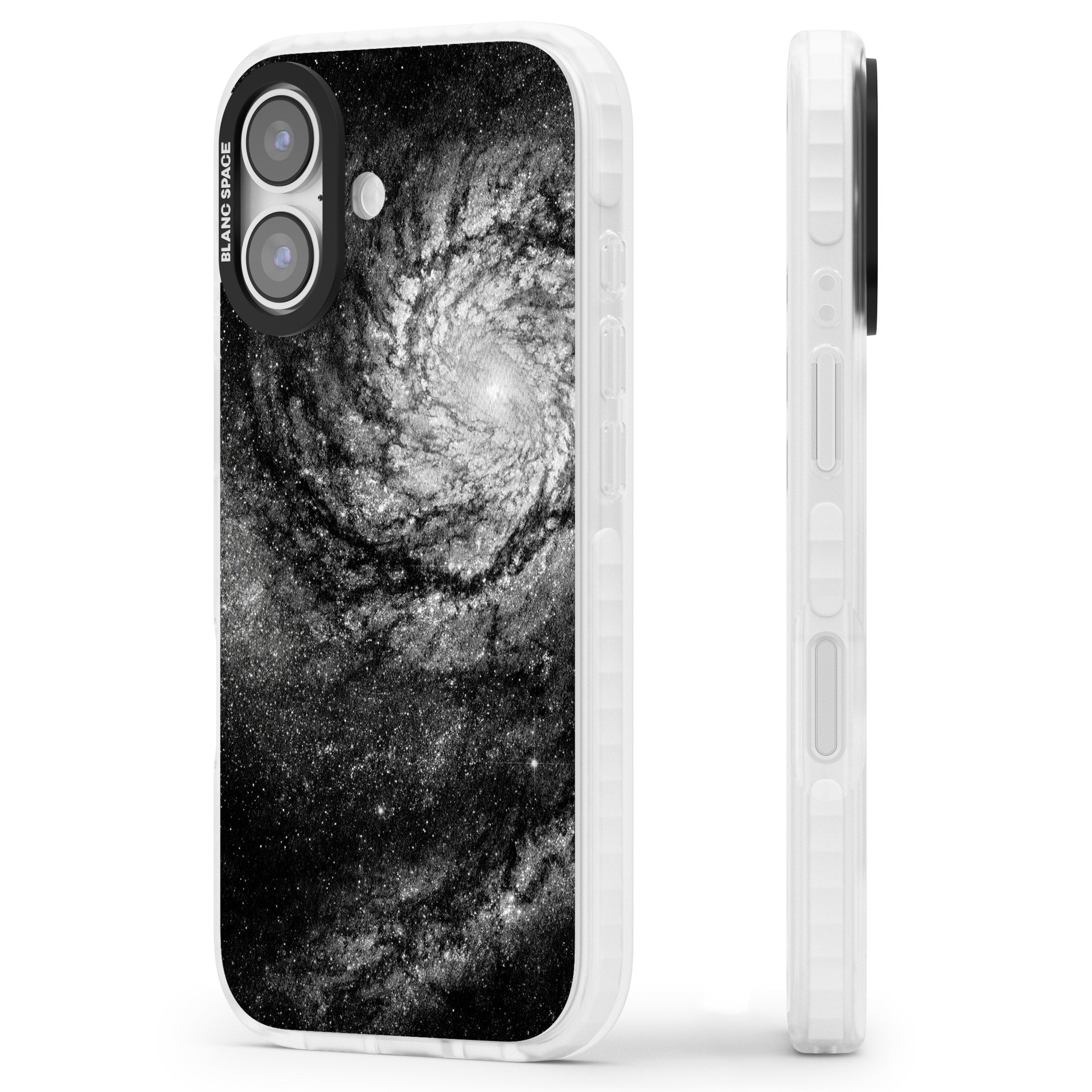 Night Sky Galaxies: Milky Way Galaxy iPhone 17 Impact Clear Phone Case Side Profile