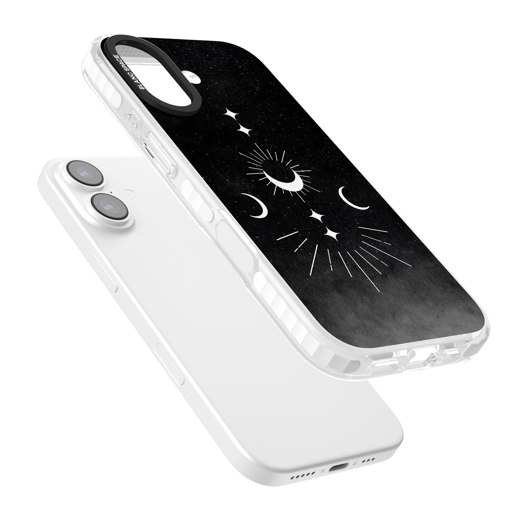 Lunar Mandala iPhone 17 Impact Clear Phone Case Colours
