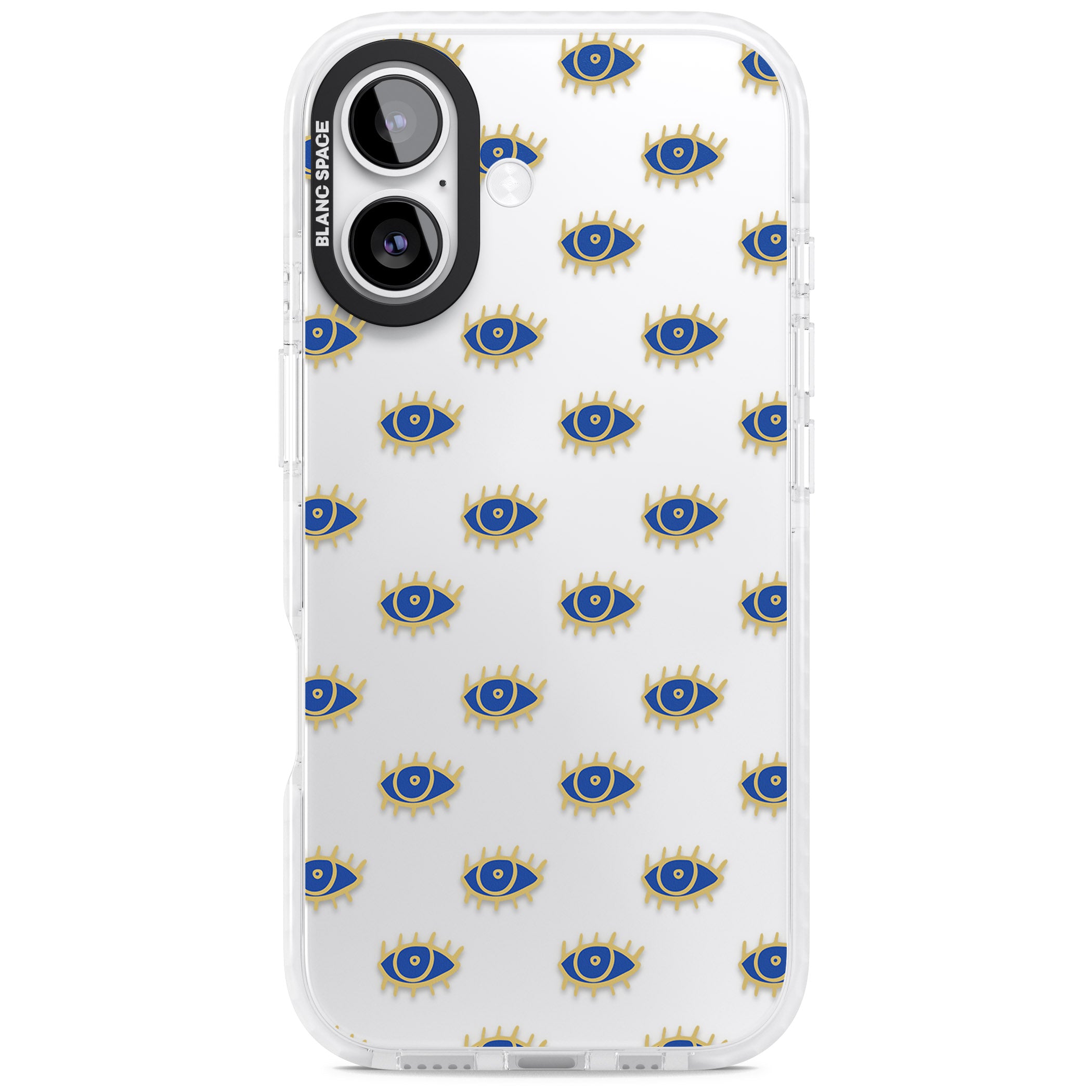 Psychedelic Eyes Pattern Classic iPhone 17 Impact Clear Phone Case