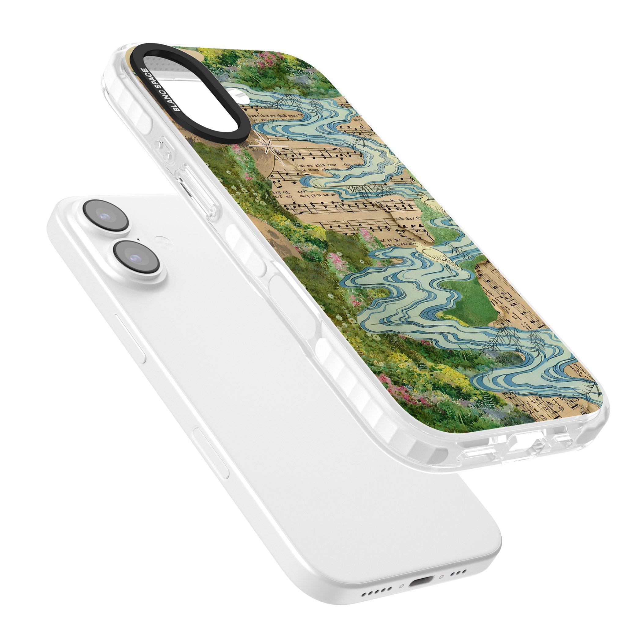 Musical River iPhone 17 Impact Clear Phone Case Colours