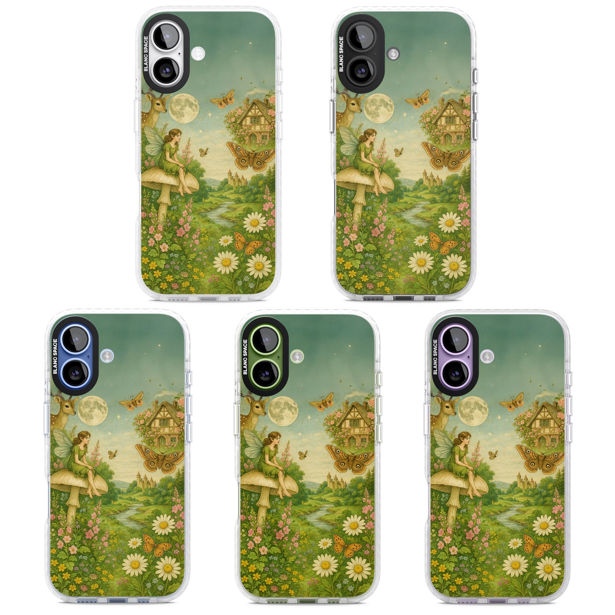 Cottage Fairy iPhone 17 Impact Clear Phone Case APT Impact Protection