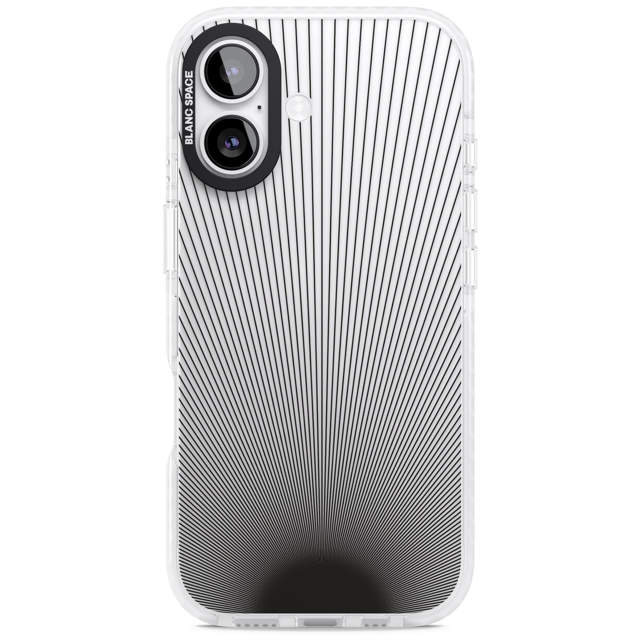 Linear Sunburst iPhone 17 Impact Clear Phone Case