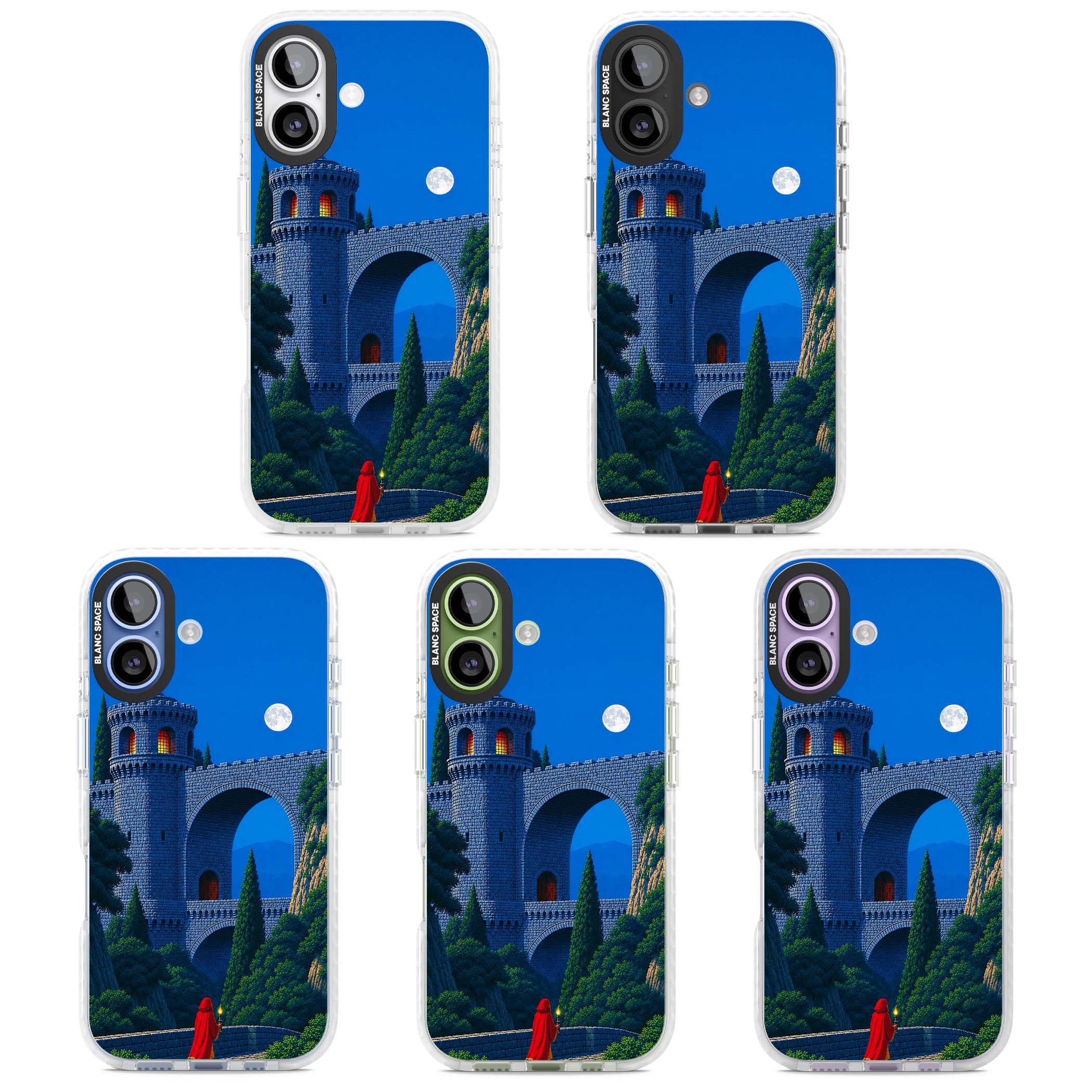 Castle Walls art iPhone case | Black Impact case for iPhone 17