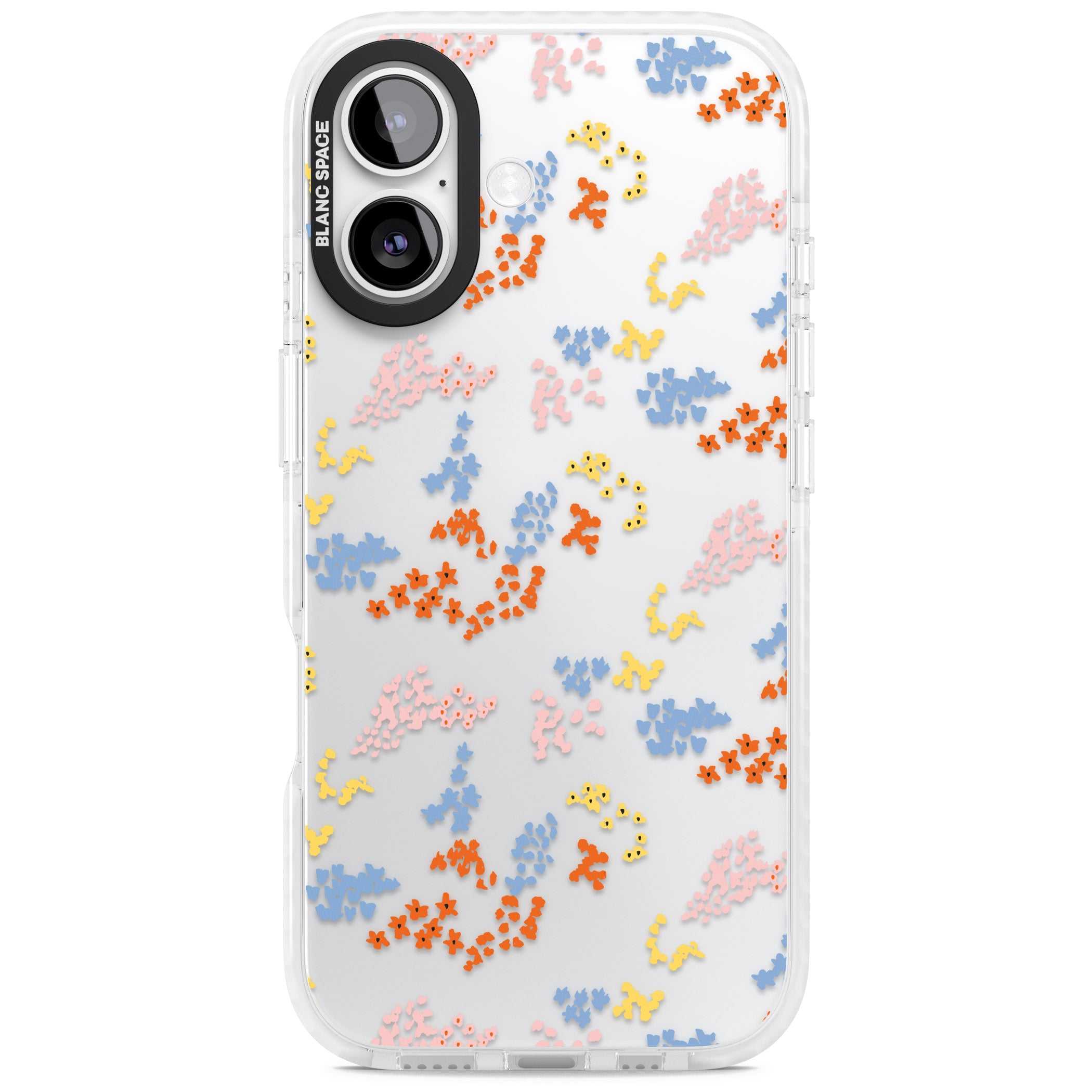 Floral Confetti: Transparent Delight iPhone 17 Impact Clear Phone Case
