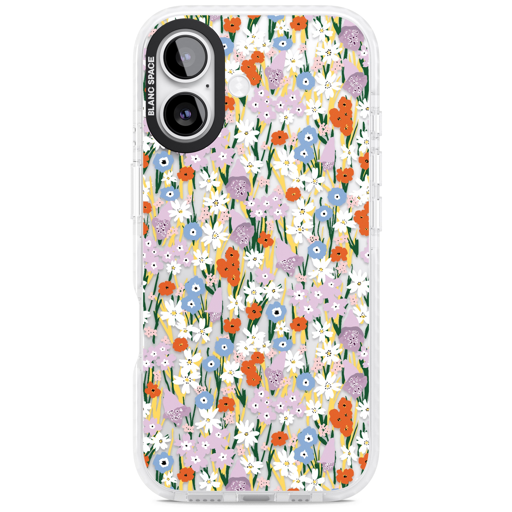 Vibrant Floral Garden iPhone 17 Impact Clear Phone Case