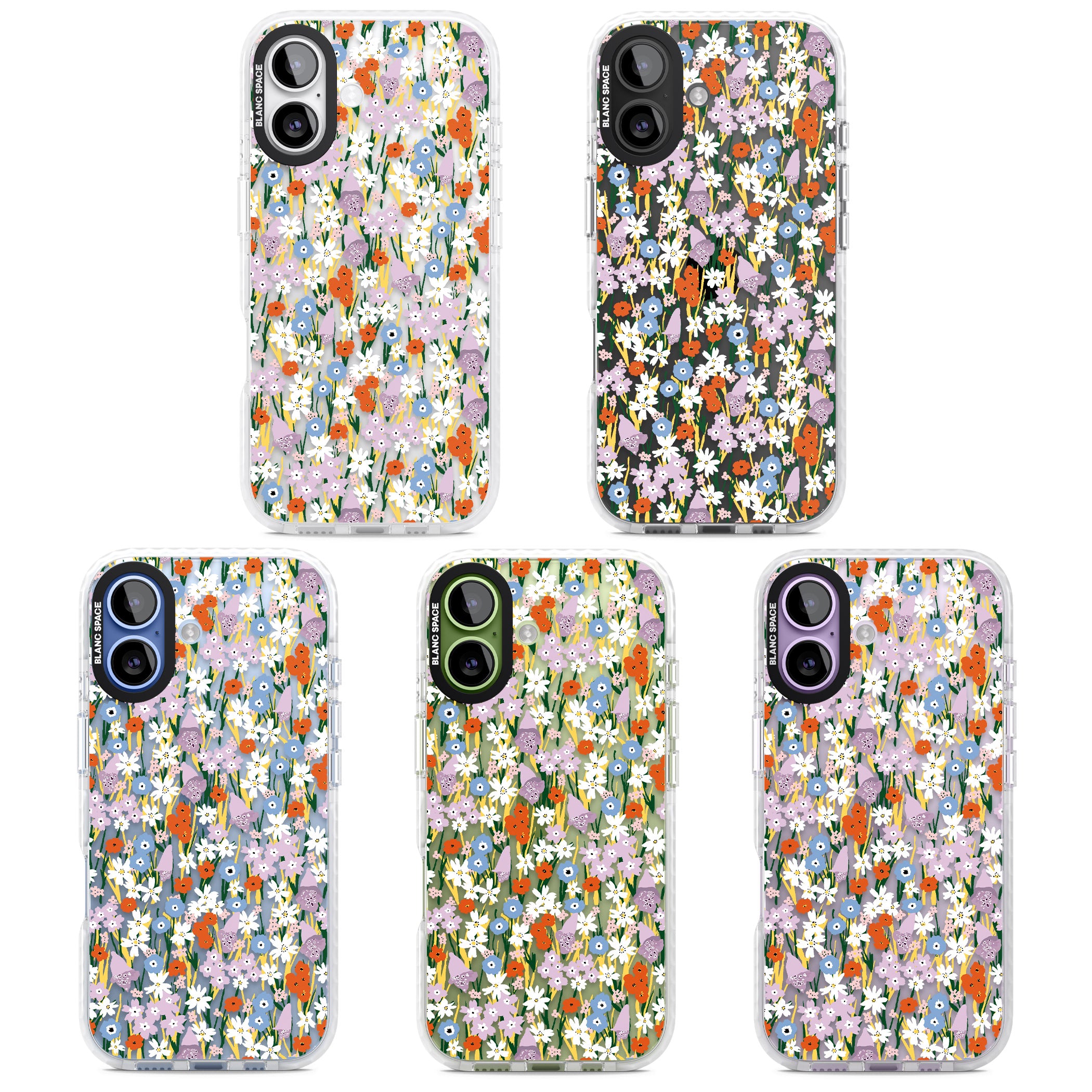 Vibrant Floral Garden iPhone 17 Impact Clear Phone Case APT Impact Protection