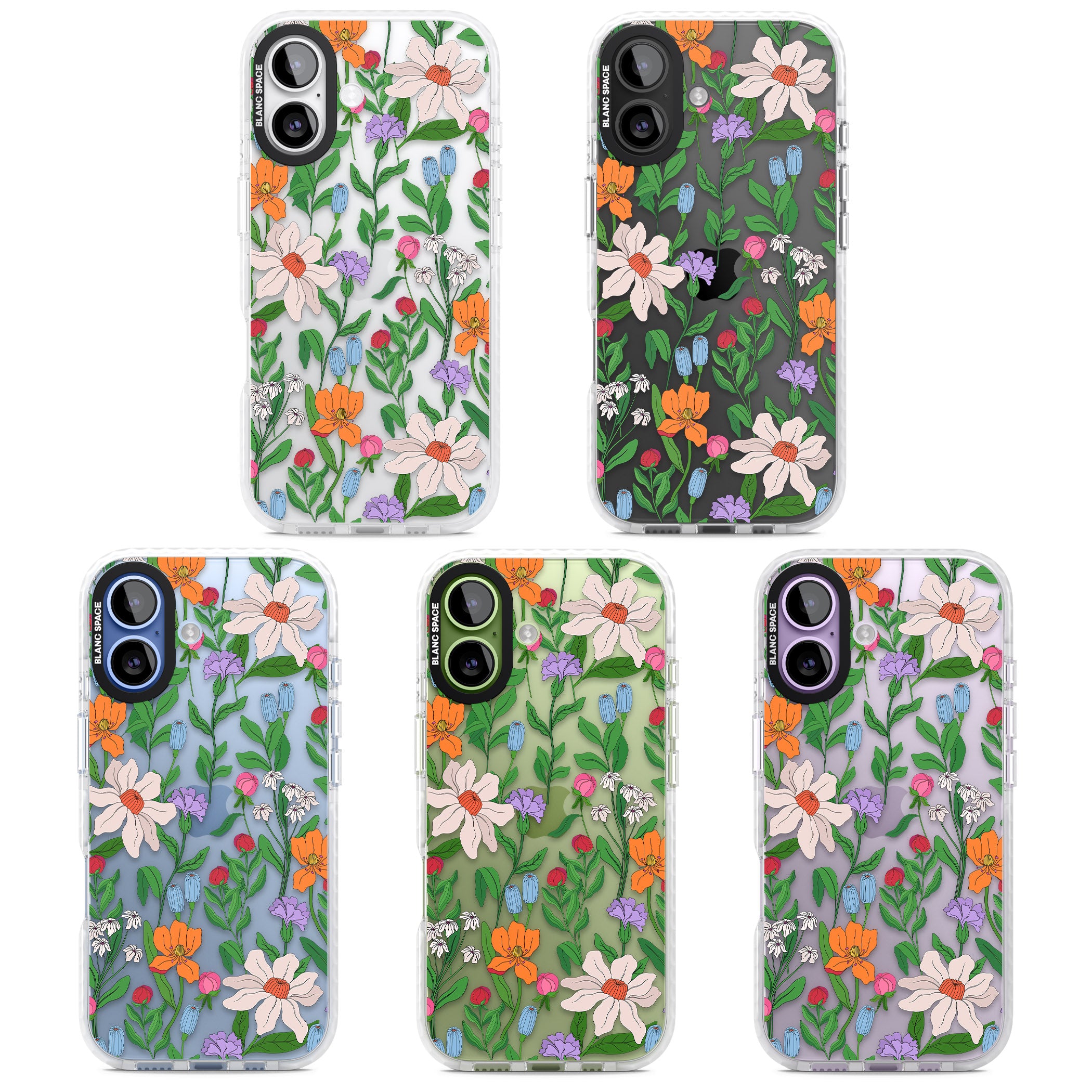 Full Bloom iPhone 17 Impact Clear Phone Case APT Impact Protection