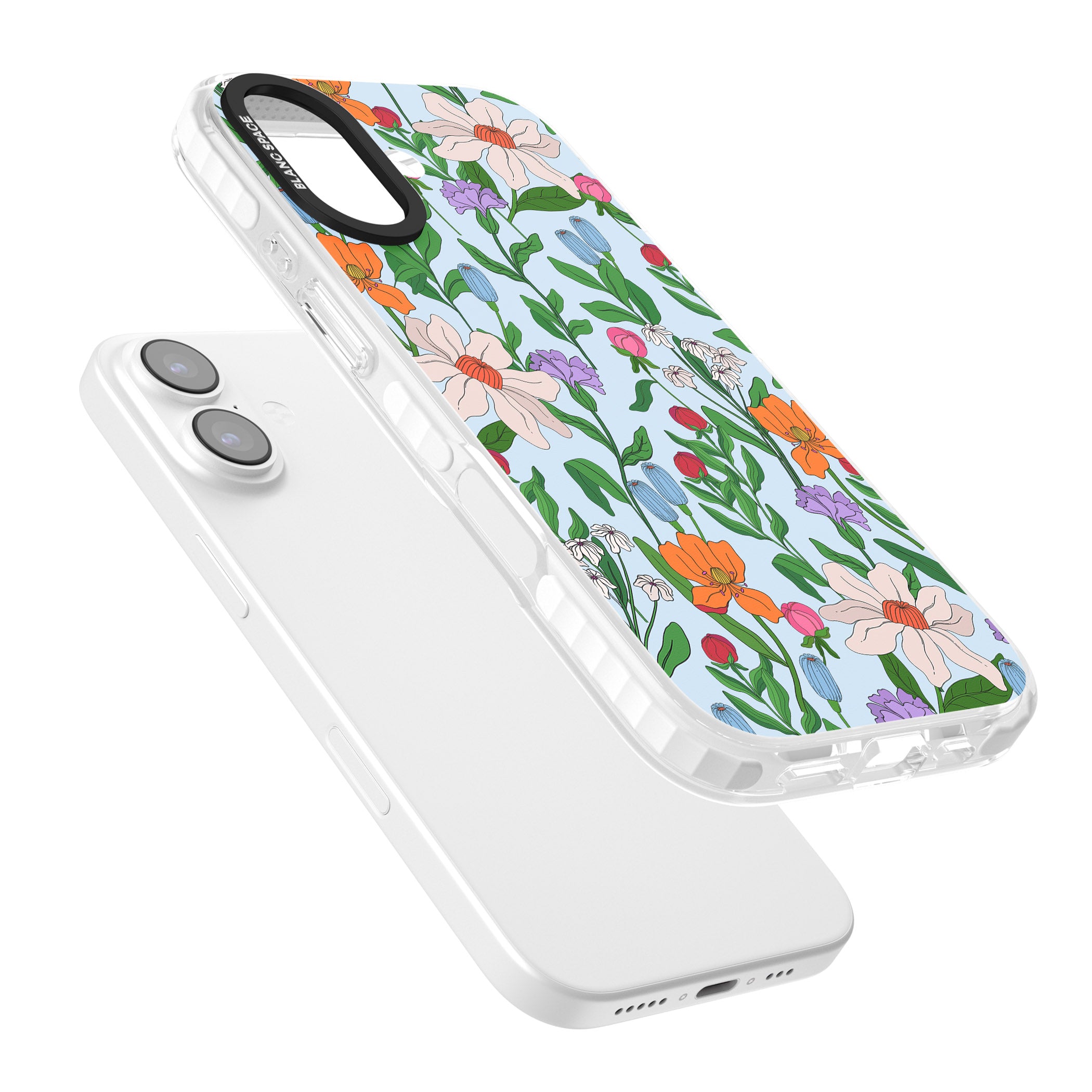 Full Bloom Background iPhone 17 Impact Clear Phone Case Colours