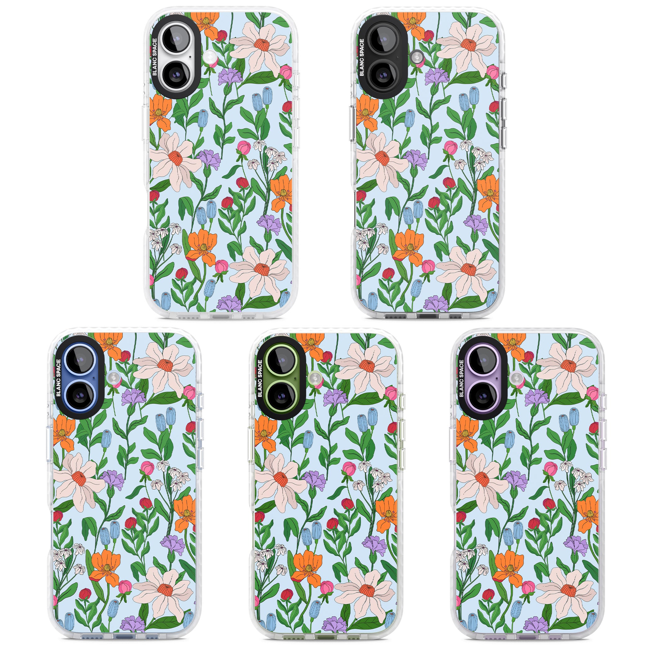 Full Bloom Background iPhone 17 Impact Clear Phone Case APT Impact Protection