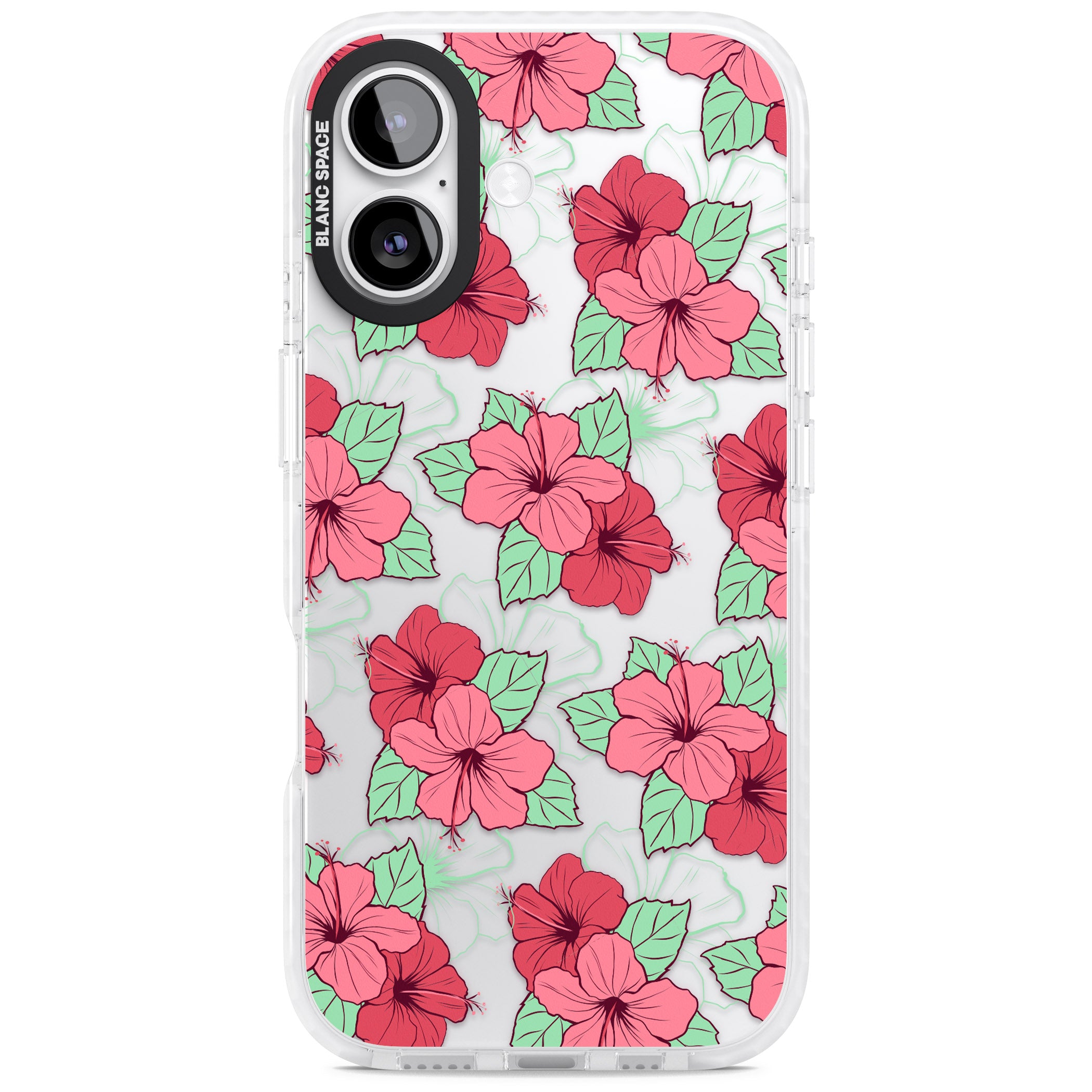 Pink Peony iPhone 17 Impact Clear Phone Case