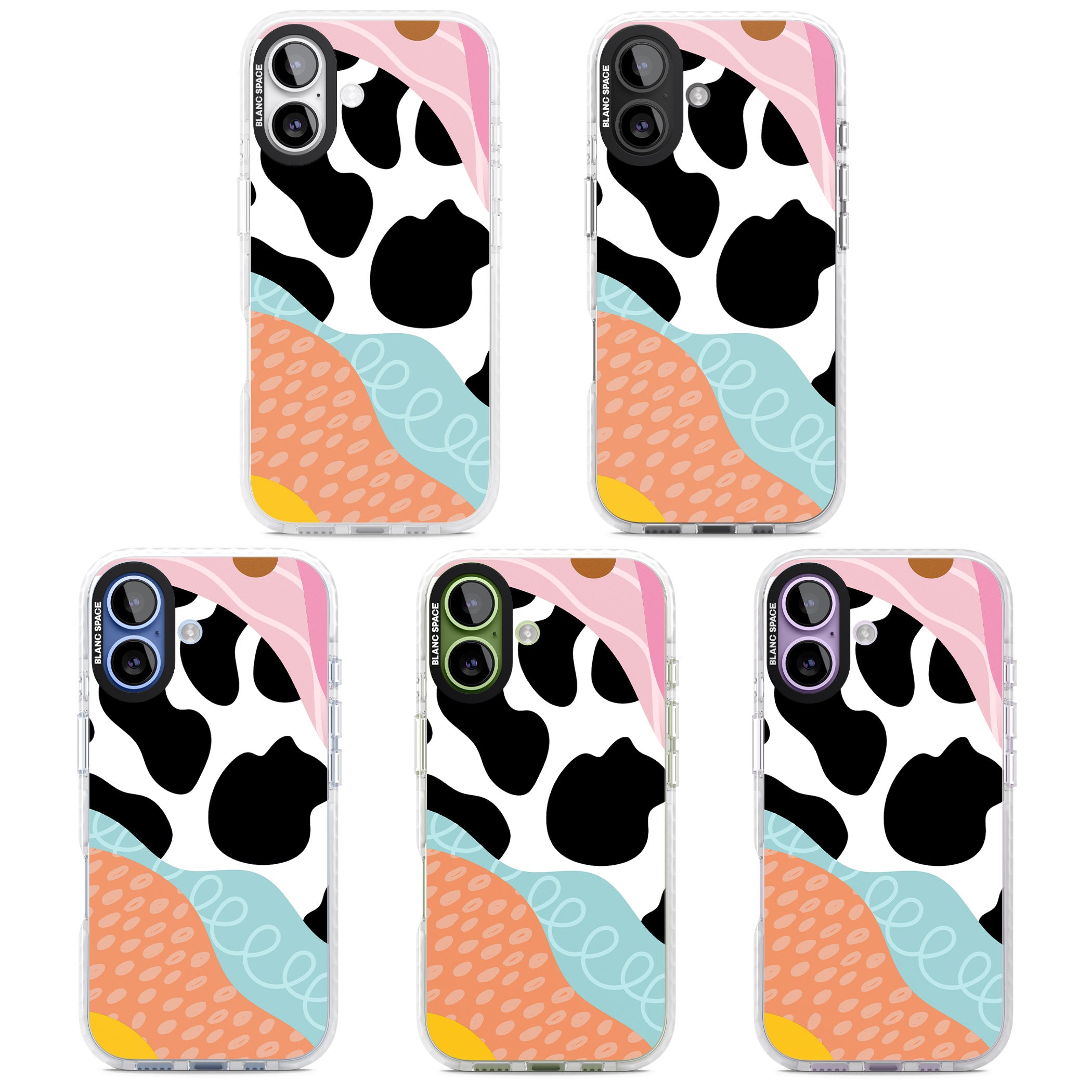 Abstract Elegance iPhone 17 Impact Clear Phone Case APT Impact Protection