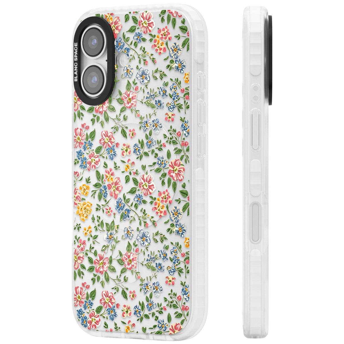 Soft Meadow iPhone 16 / iPhone 16 Plus / iPhone 17 Impact Clear Phone Case side