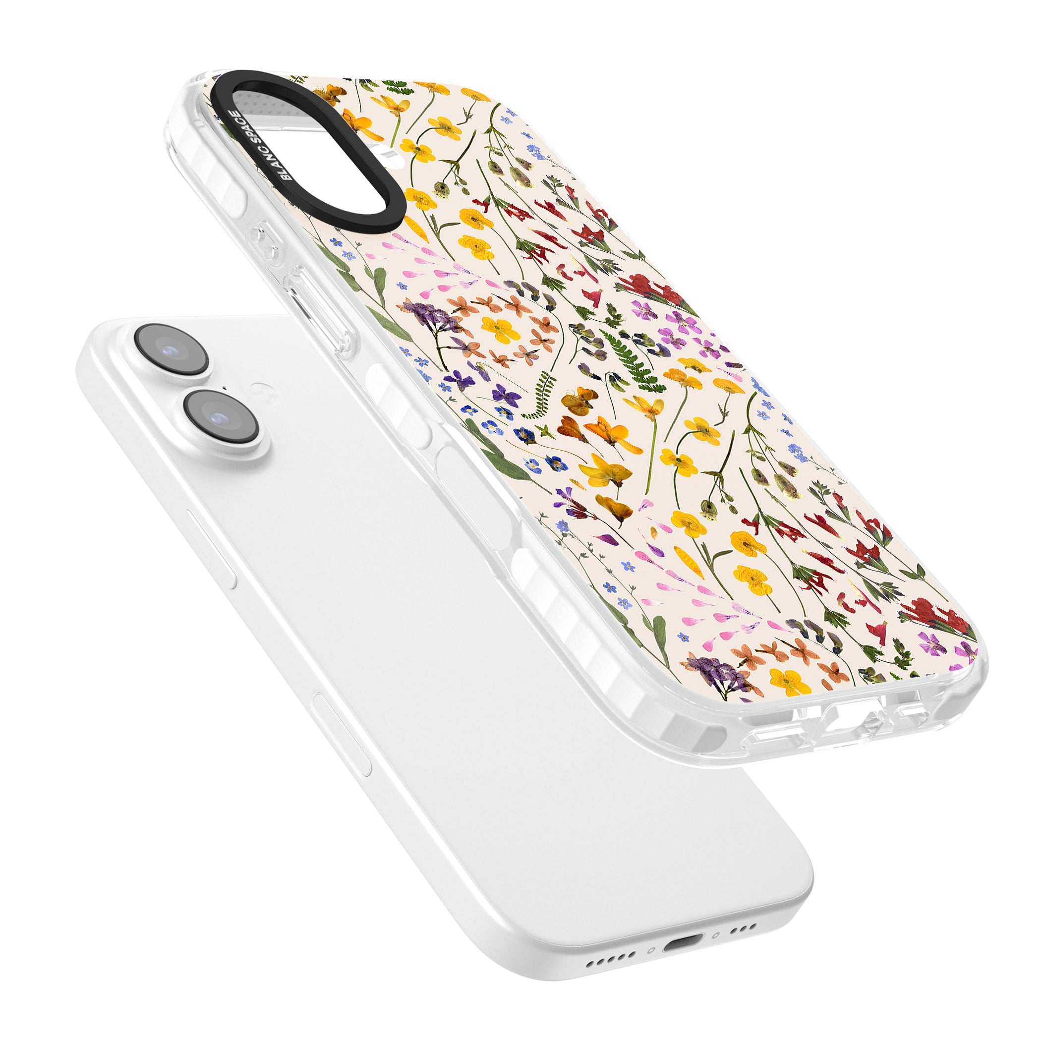 Wildflower Bouquet Cream iPhone 17 Impact Clear Phone Case Colours