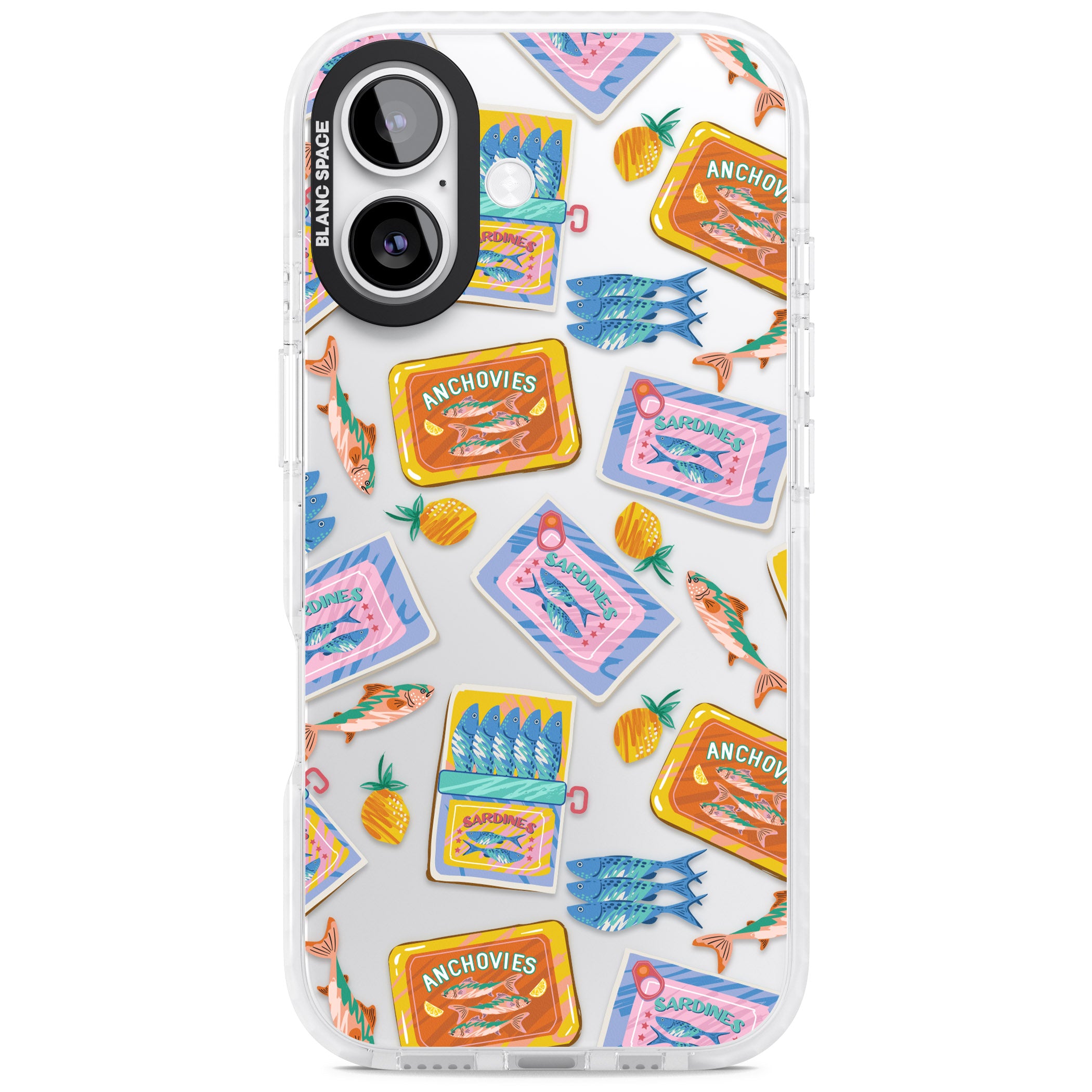 Sardines & Anchovies iPhone 17 Impact Clear Phone Case