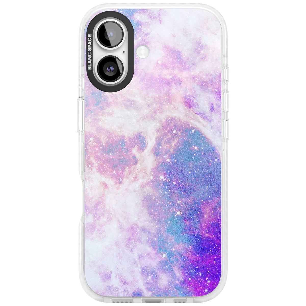 Pastel Galaxy iPhone 16 / iPhone 16 Plus / iPhone 17 Impact Clear Phone Case front