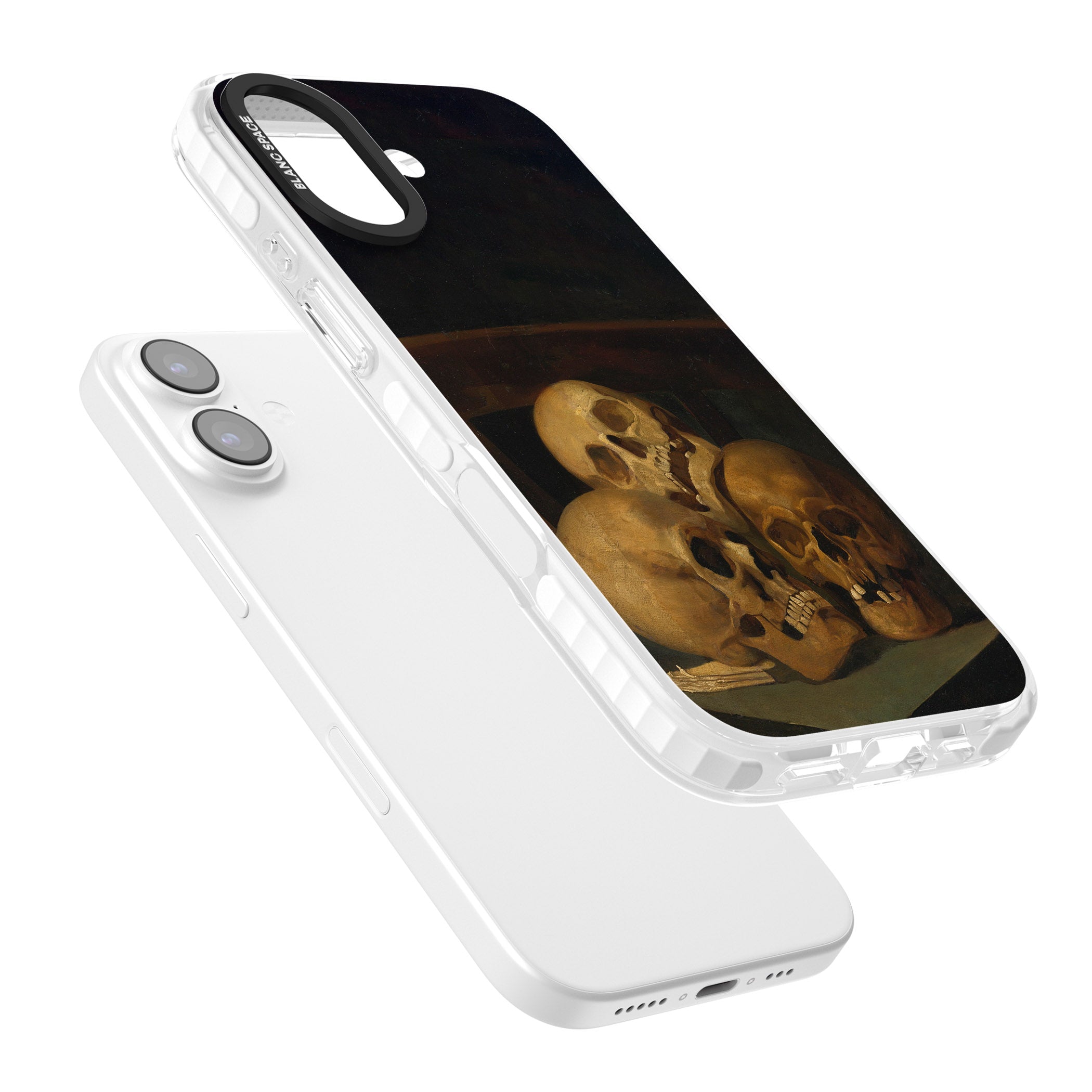 Still Life Of Three Skulls iPhone 17 Impact Clear Phone Case Colours