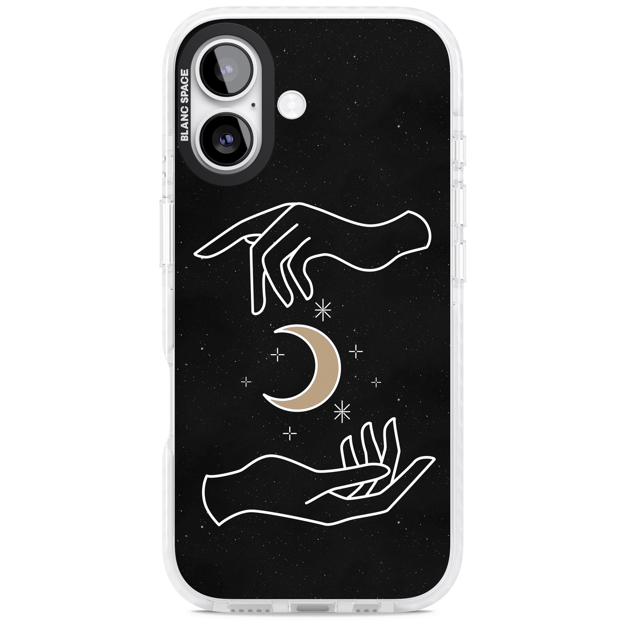 Cosmic Hands iPhone 17 Impact Clear Phone Case