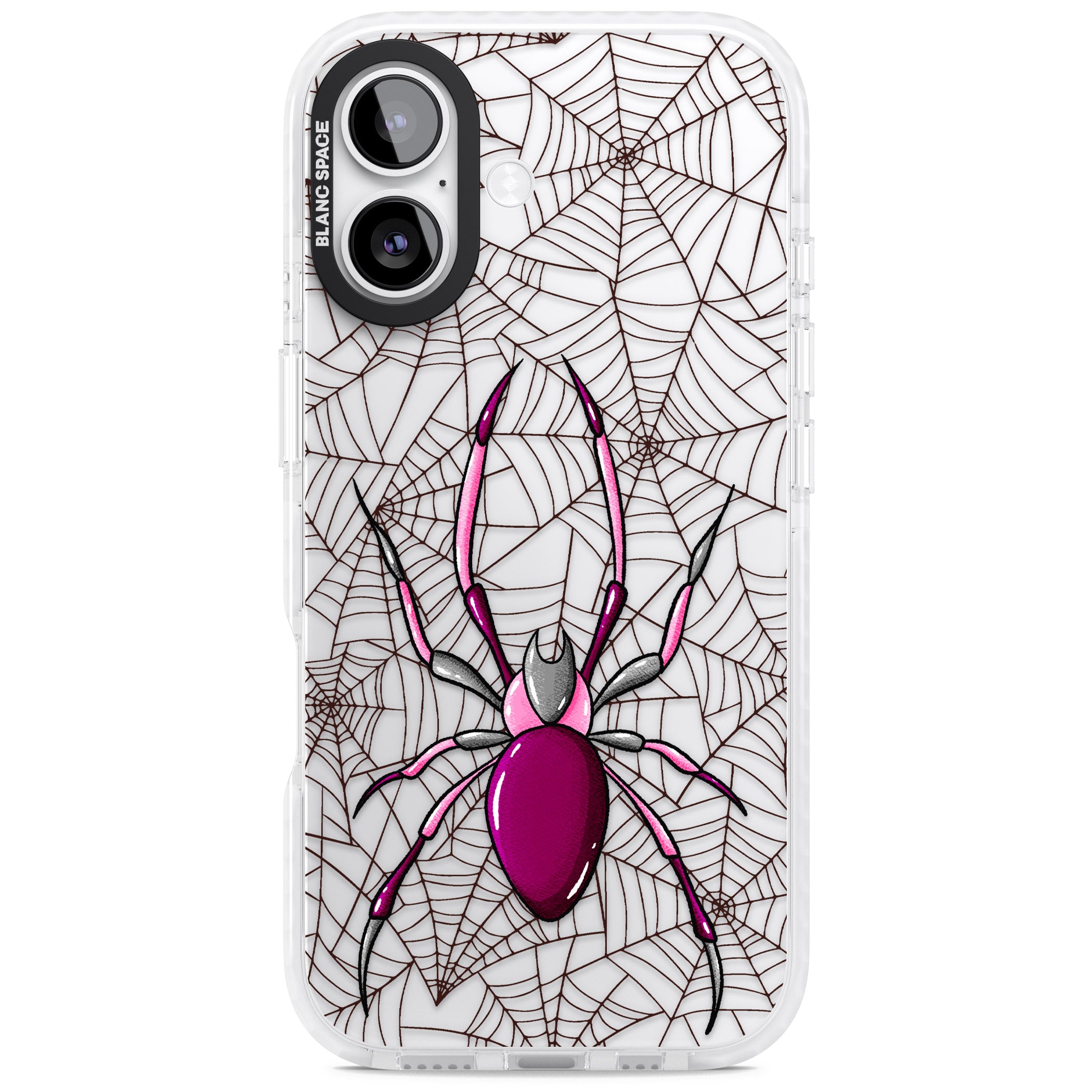 Arachnophobia iPhone 17 Impact Clear Phone Case
