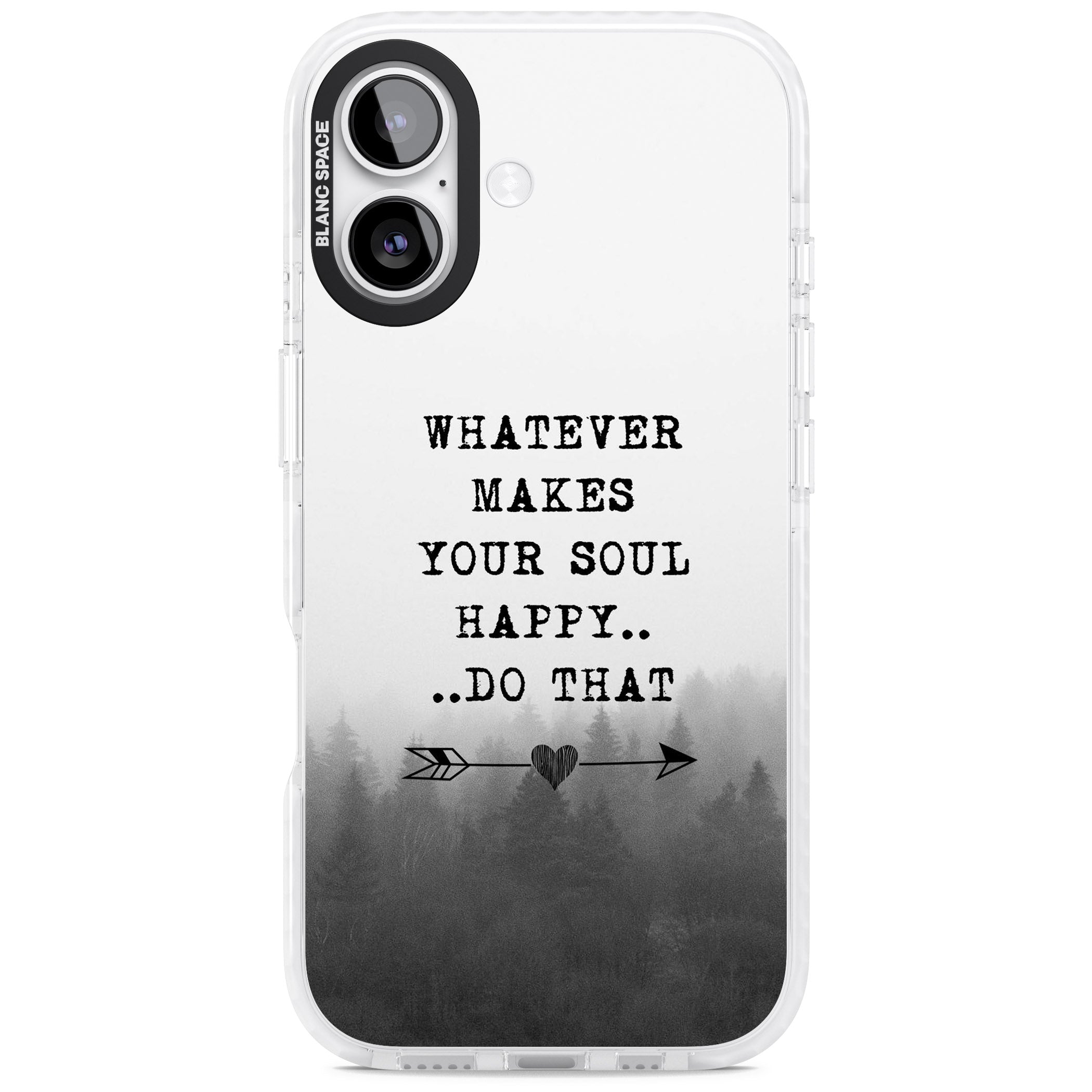 Whatever Makes Your Soul Quote iPhone 17 Impact Clear Phone Case