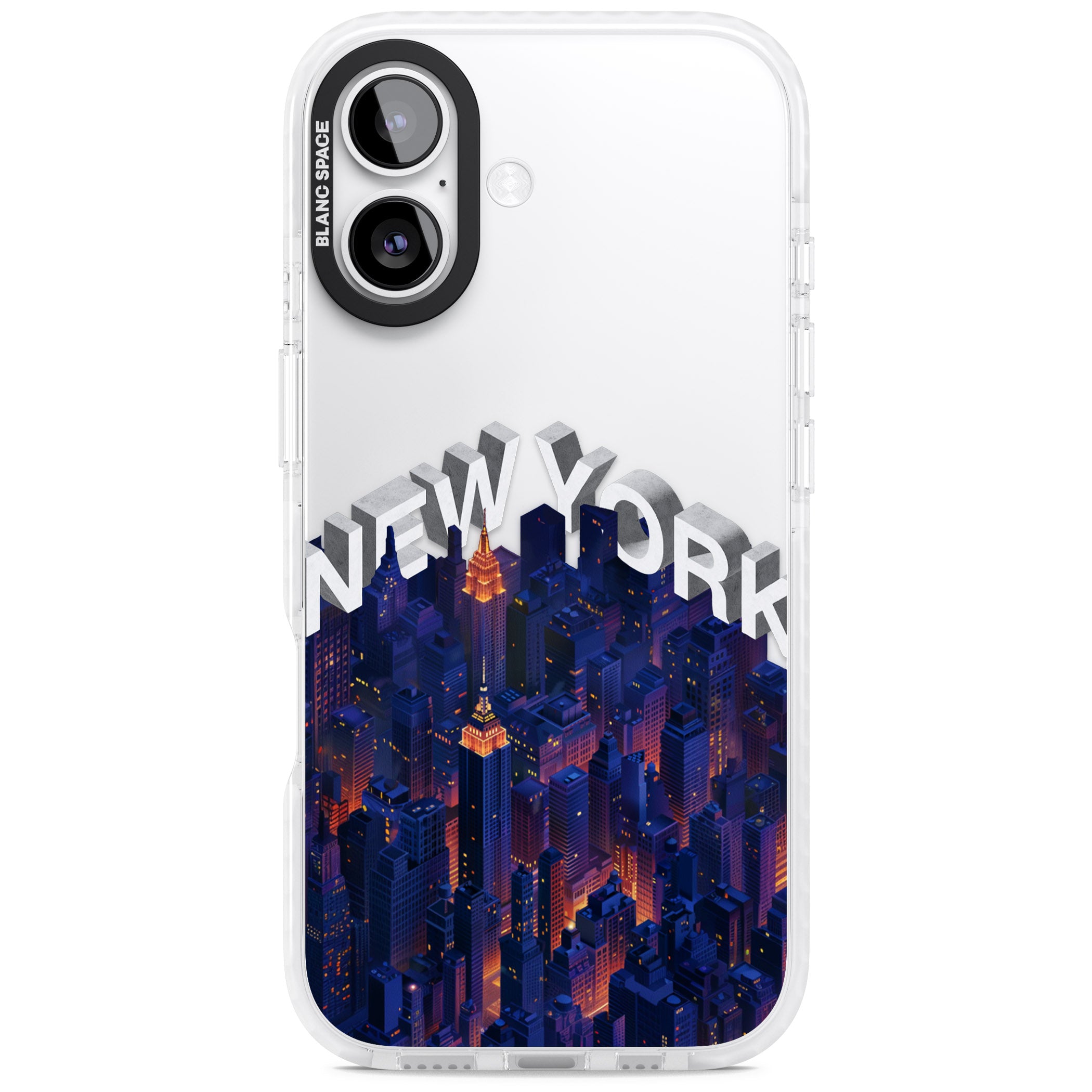 New York City iPhone 17 Impact Clear Phone Case