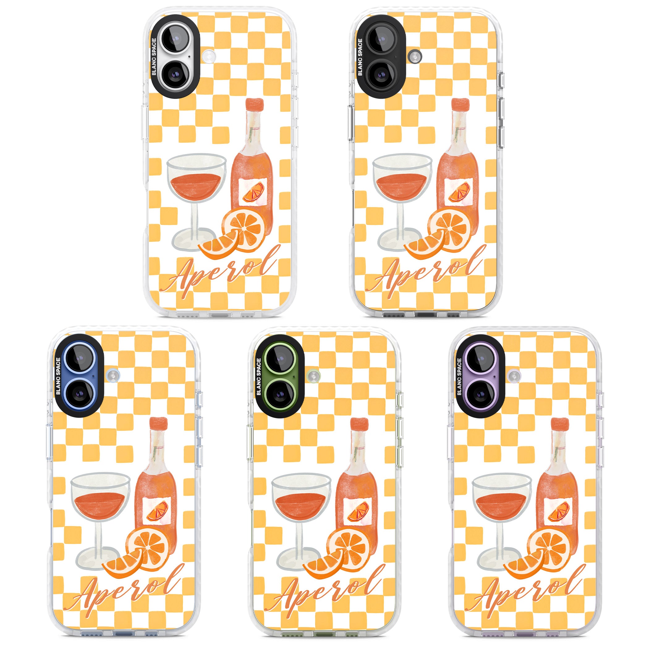 Checked Spritz iPhone 17 Impact Clear Phone Case APT Impact Protection