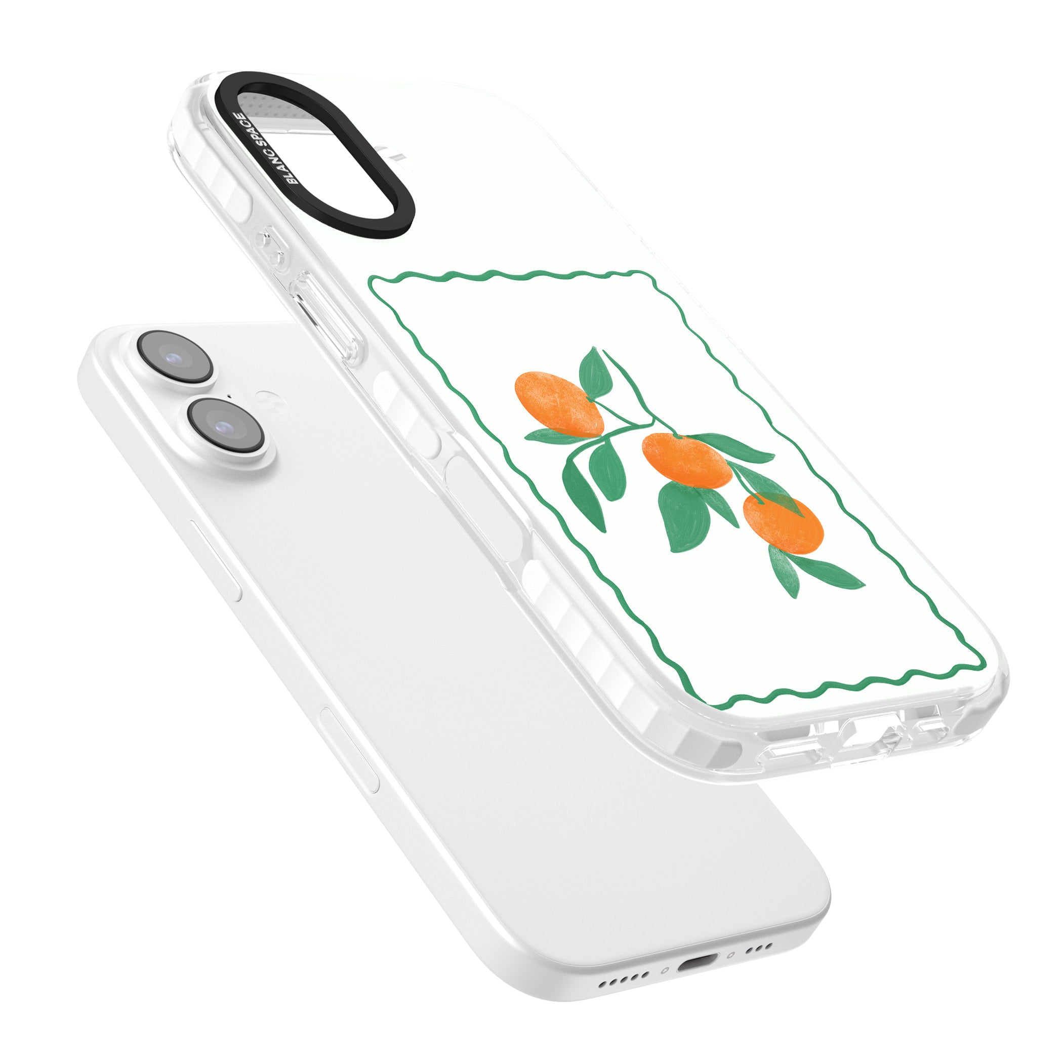 Italian Oranges iPhone 17 Impact Clear Phone Case Colours
